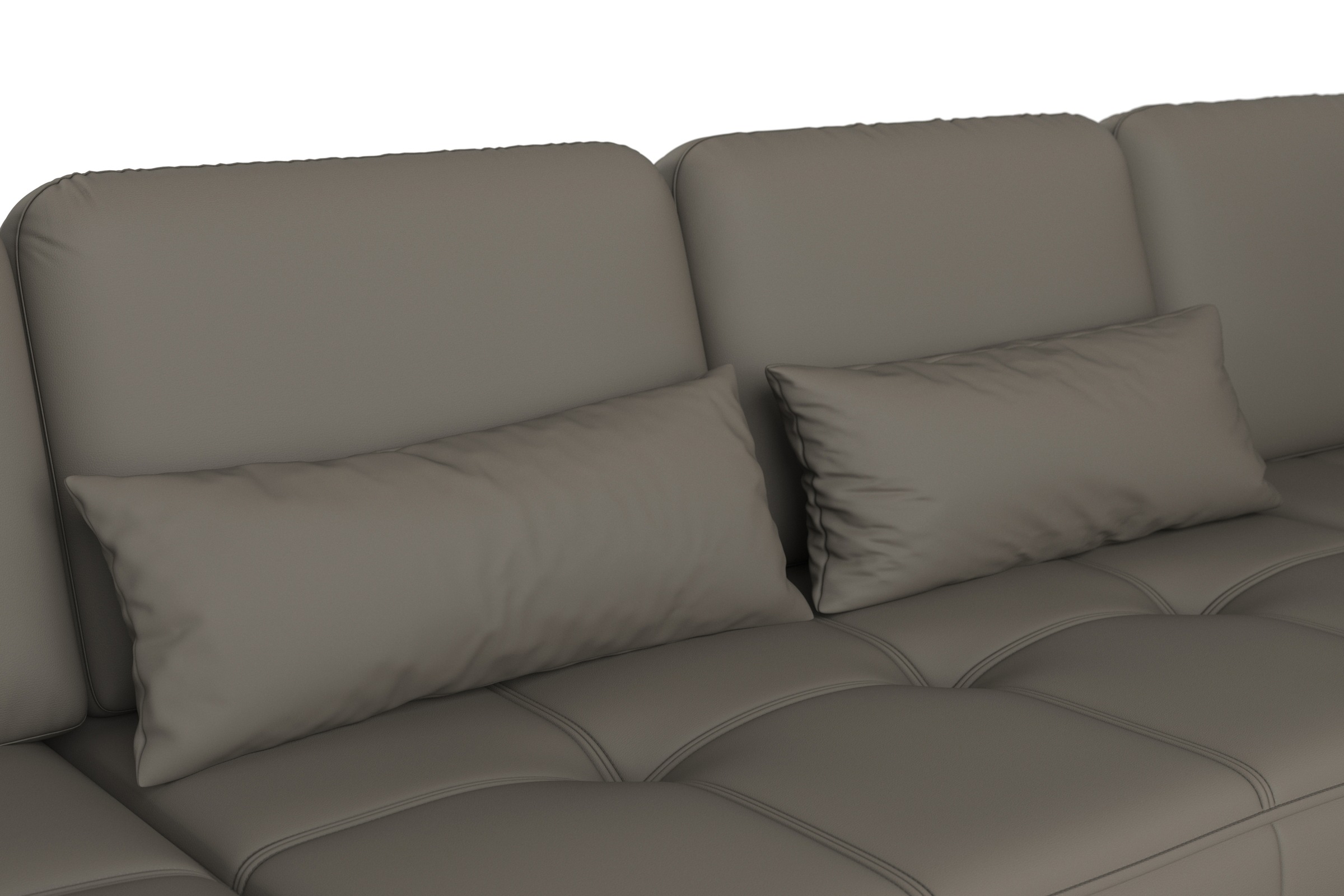 sit&more Wohnlandschaft »Bendigo U-Form«, inklusive Sitztiefenverstellung, Bodenfreiheit 12 cm, in 2 Fußfarben