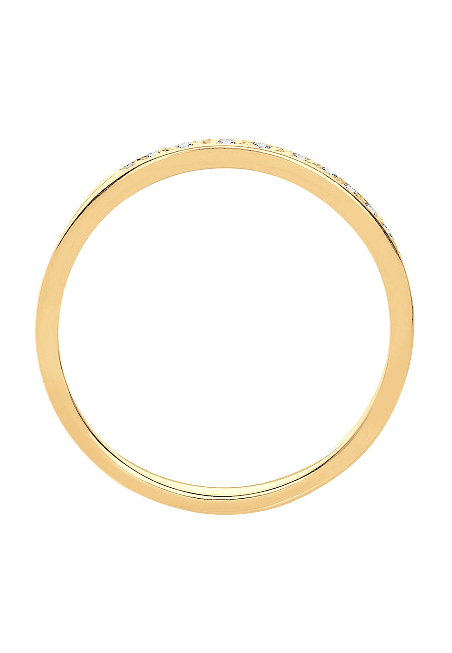 Elli DIAMONDS Verlobungsring »Ring Diamant (0.04 ct) Verlobung Beisteckring Silber«