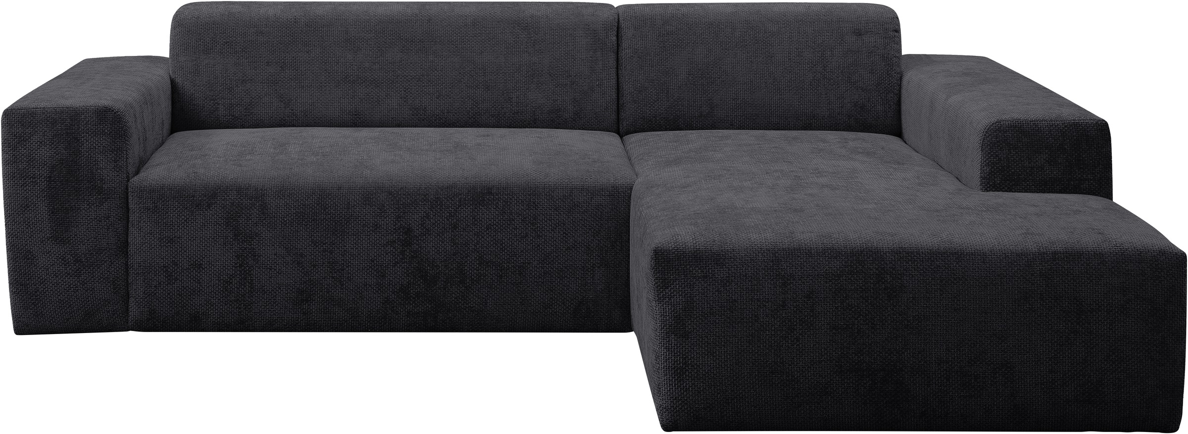 WERK2 Ecksofa »Zeus-L modern und zeitlos, Breite 253cm, bequemes Sofa«, Curvy Trend Ecksofa mit urbaner Optik