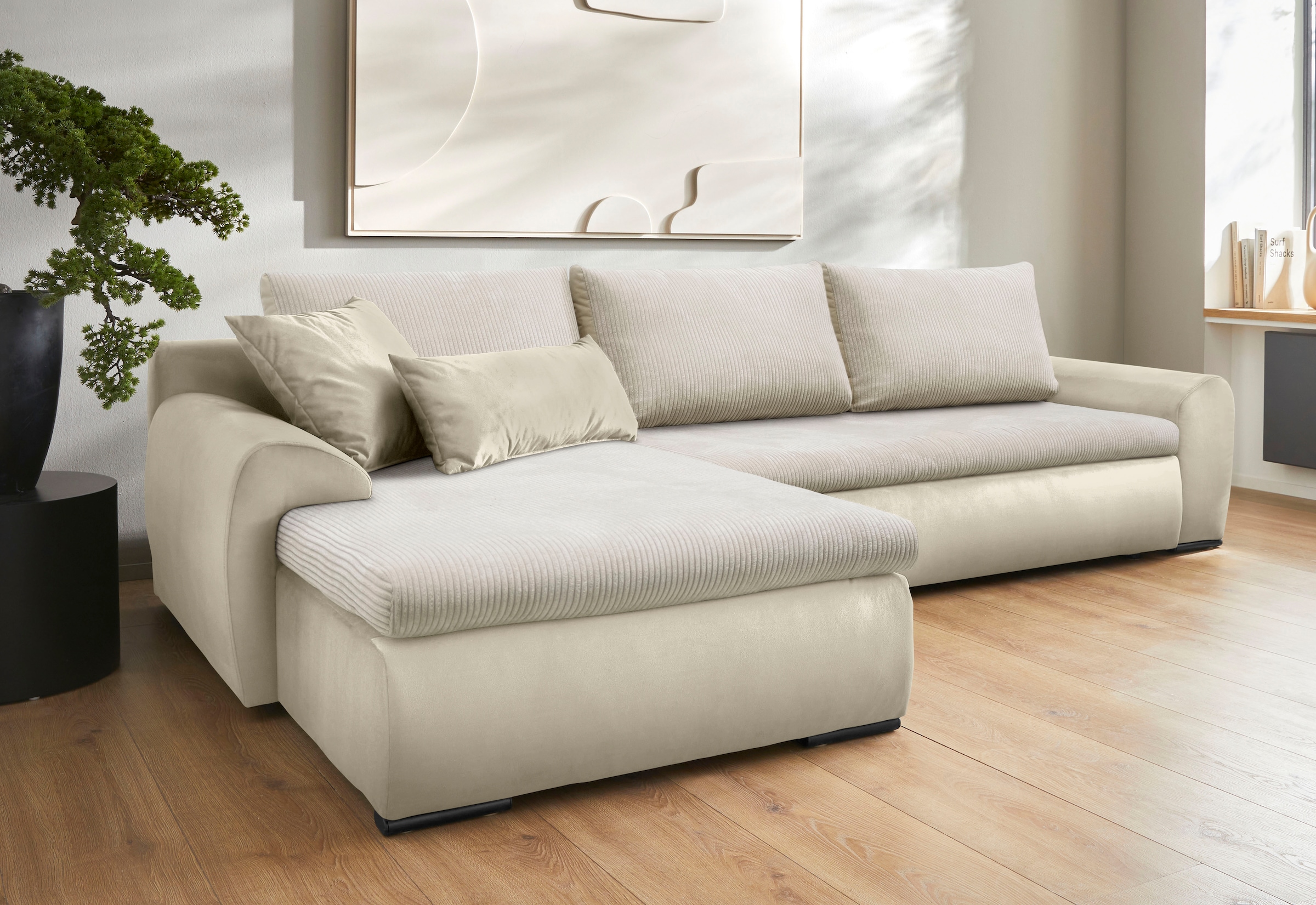 Home affaire Ecksofa »Win«, wahlweise mit Bettfunktion und Bettkasten  online kaufen | UNIVERSAL