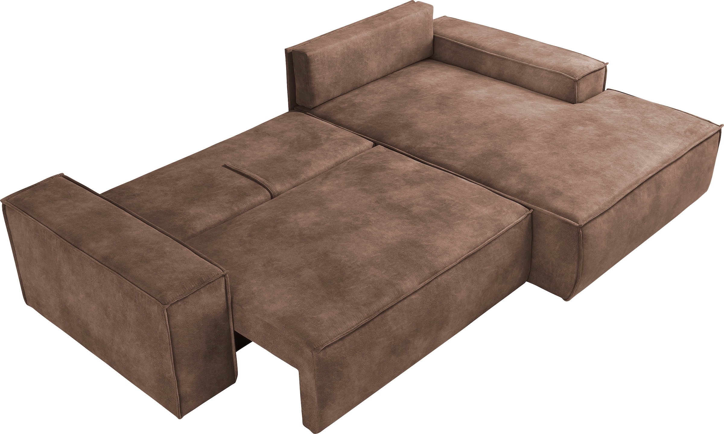 Ecksofa SHERWOOD Schlafsofa, mit Bettkasten, Cord-Bezug