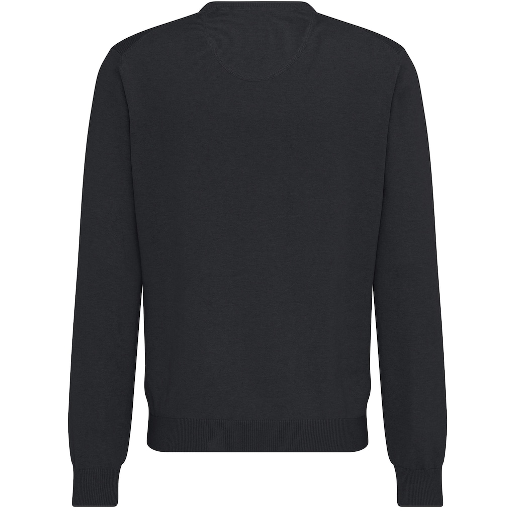 FYNCH-HATTON Strickpullover »FYNCH-HATTON Pullover mit V-Kragen«, (1 tlg.)