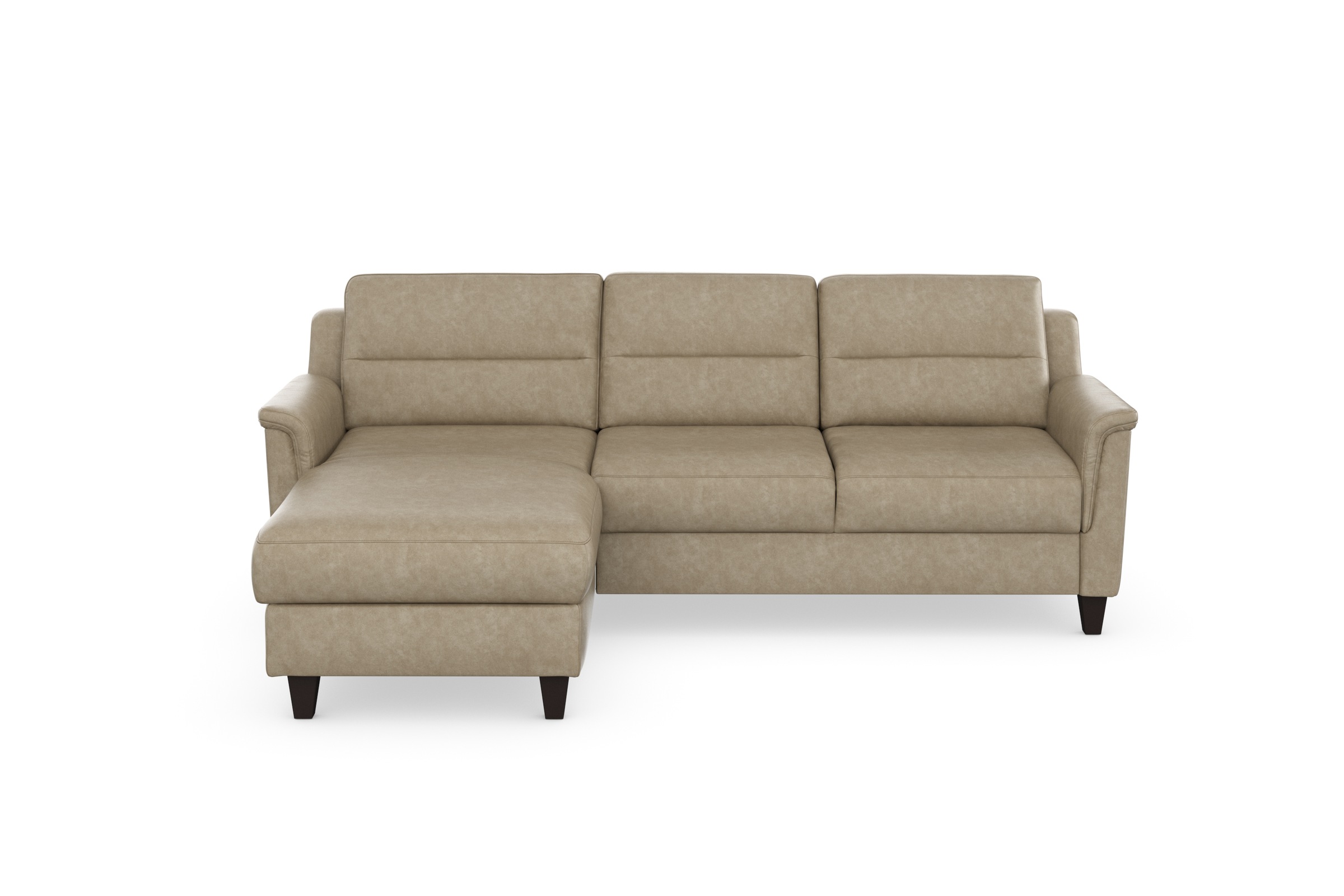 sit&more Ecksofa »Farö L-Form«, inklusive Federkern, wahlweise mit Bettfunktion und Bettkasten