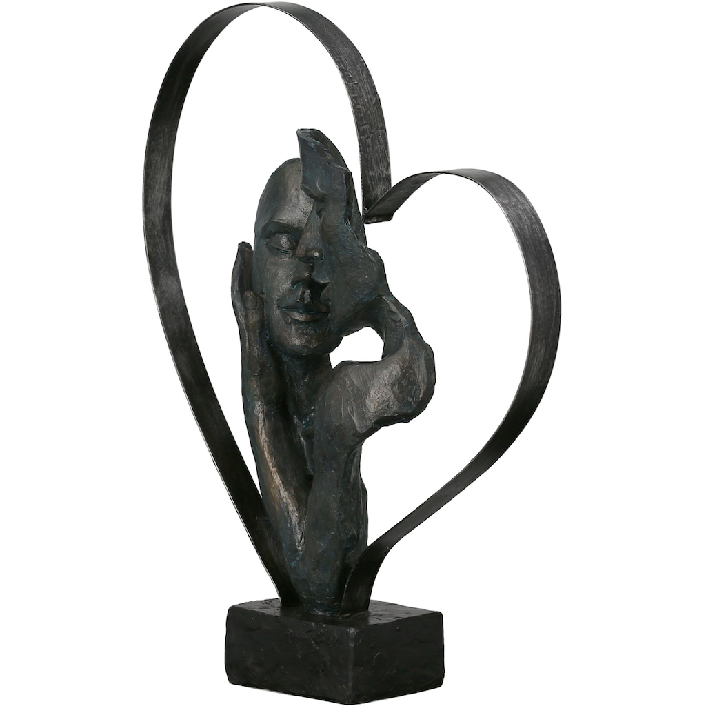GILDE Dekofigur »Skulptur Essential, bronzefarben/braun«