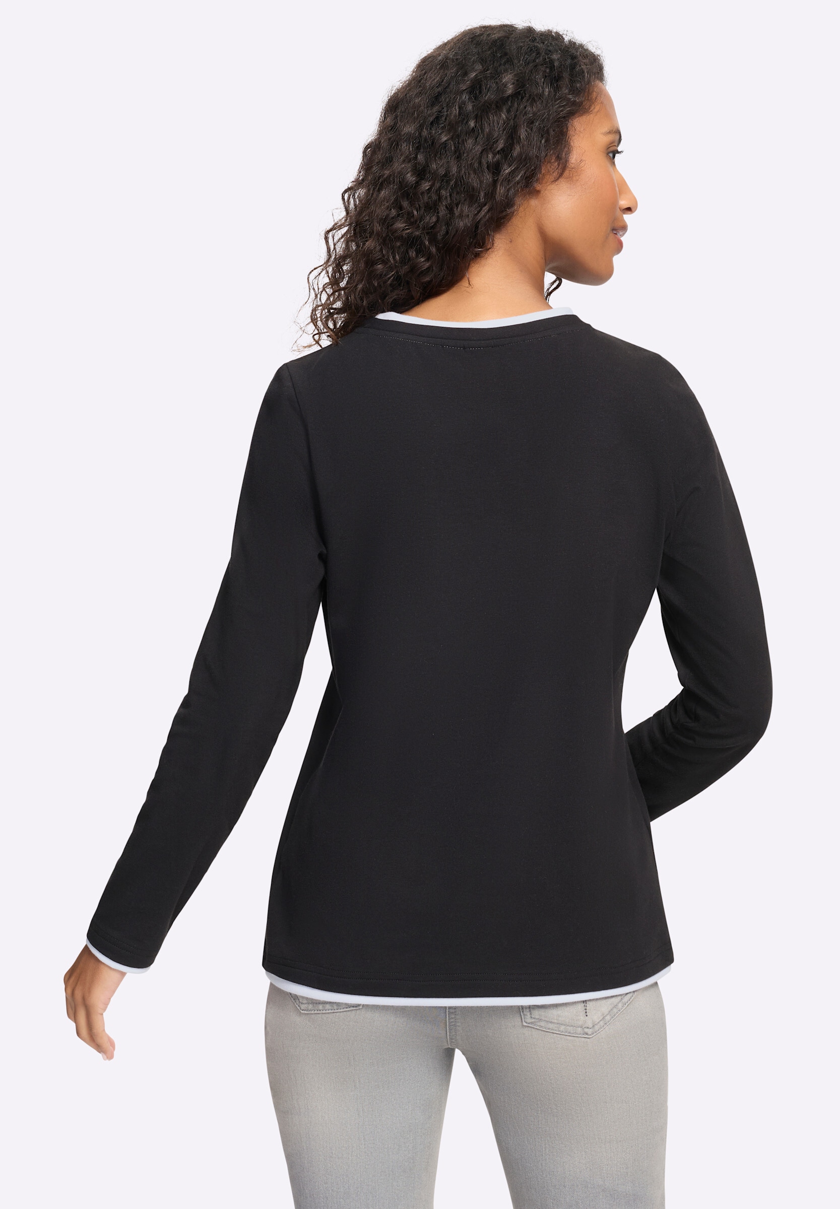 heine 2-in-1-Shirt »Langarm-Shirt Rundhalsshirt«