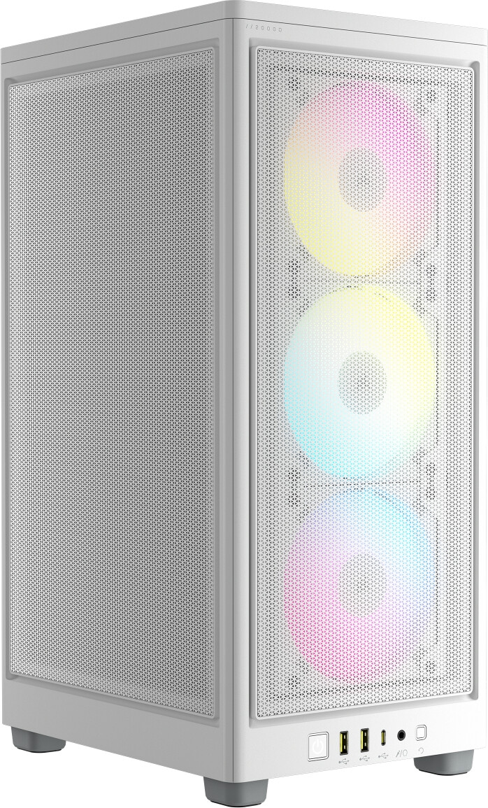 Corsair PC-Gehäuse »iCUE 2000D RGB AIRFLOW Mini-ITX Case, White«