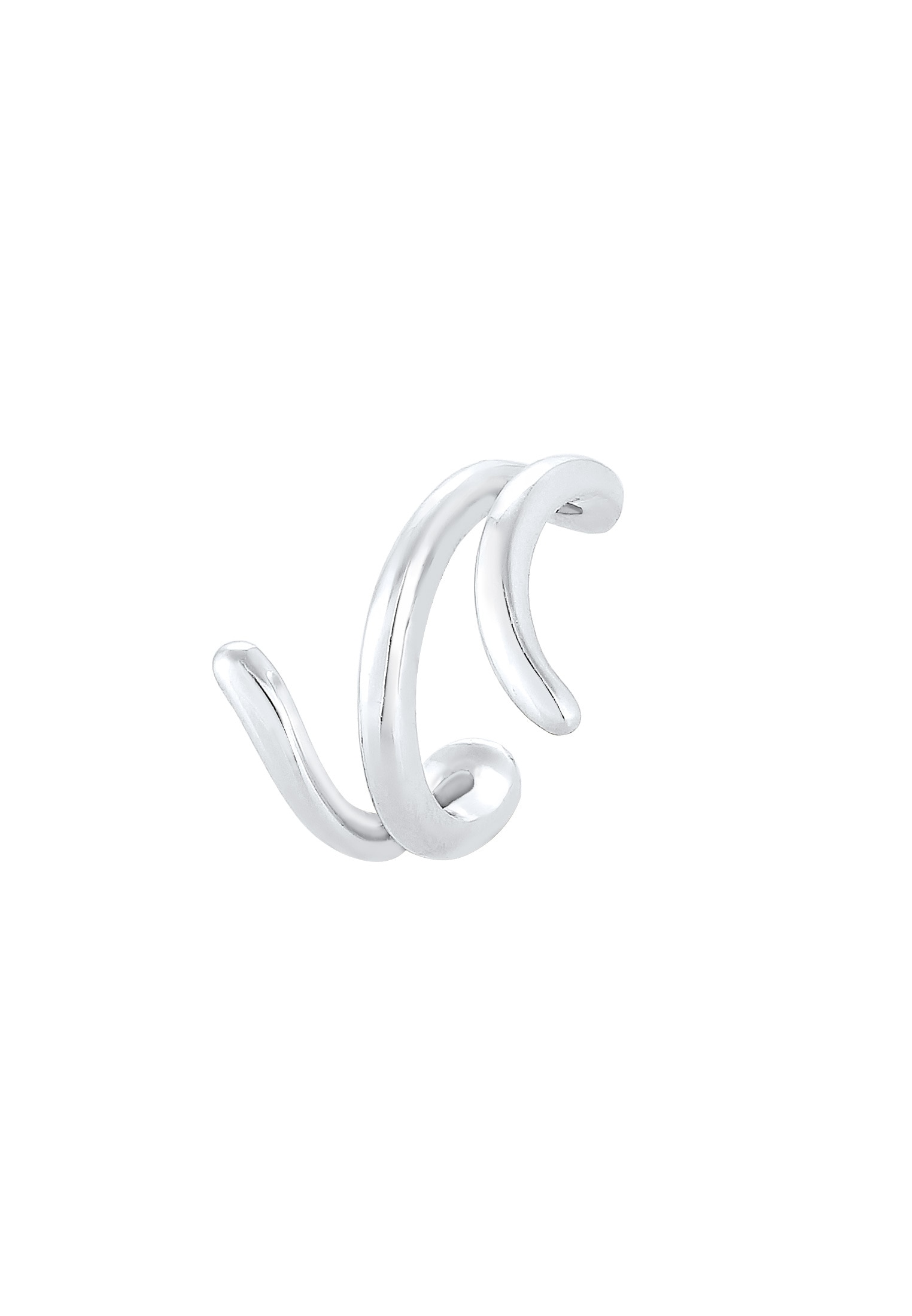 Elli Ohrklemme »Ohrringe Earcuff Ohrklemme Welle 925er Silber«