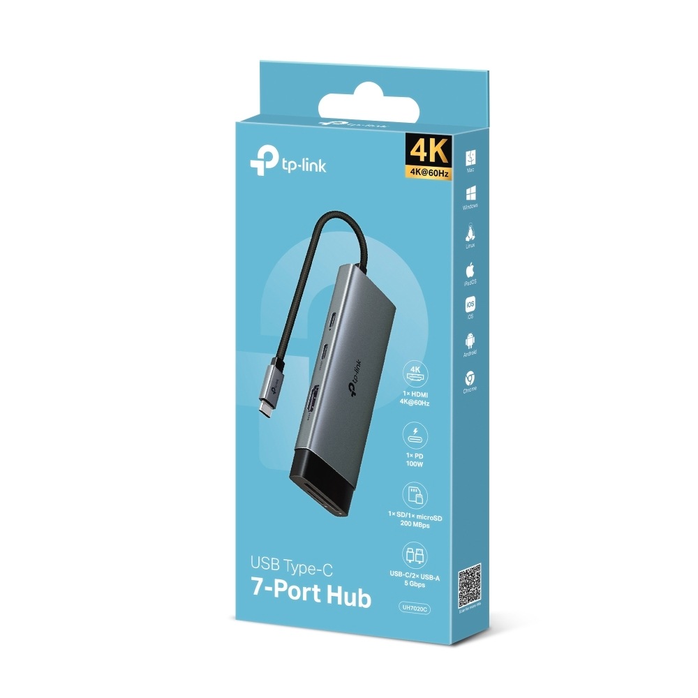 TP-Link Laptop-Dockingstation »UH7020C USB Type-C 7-in-1 Hub«