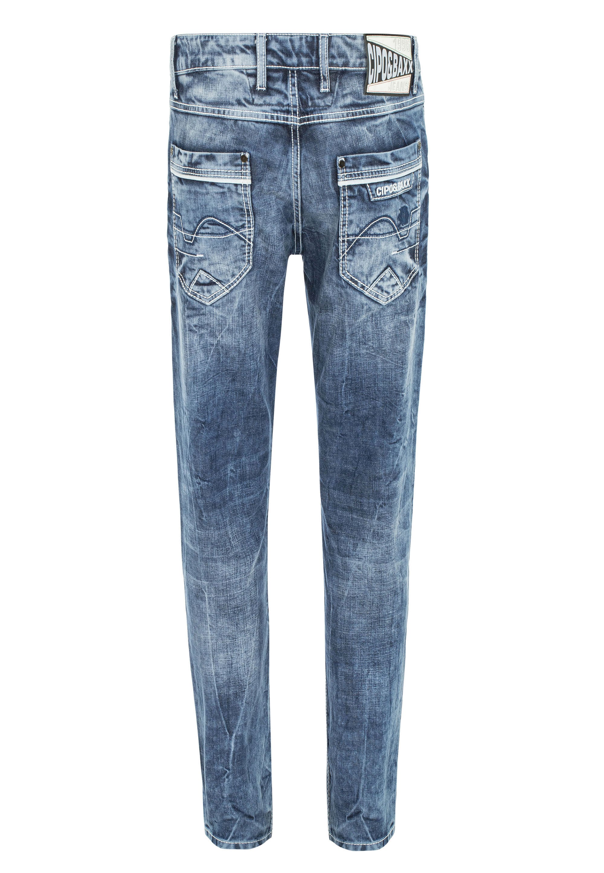 Cipo & Baxx Straight-Jeans »Cipo & Baxx Jeans« im trendigen Design