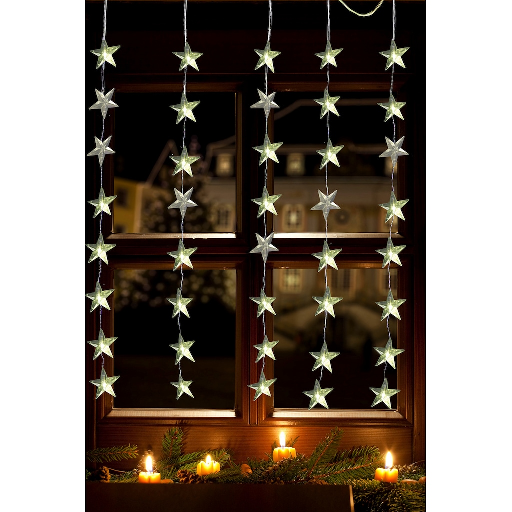 Star-Max LED-Lichtervorhang »Weihnachtsdeko«
