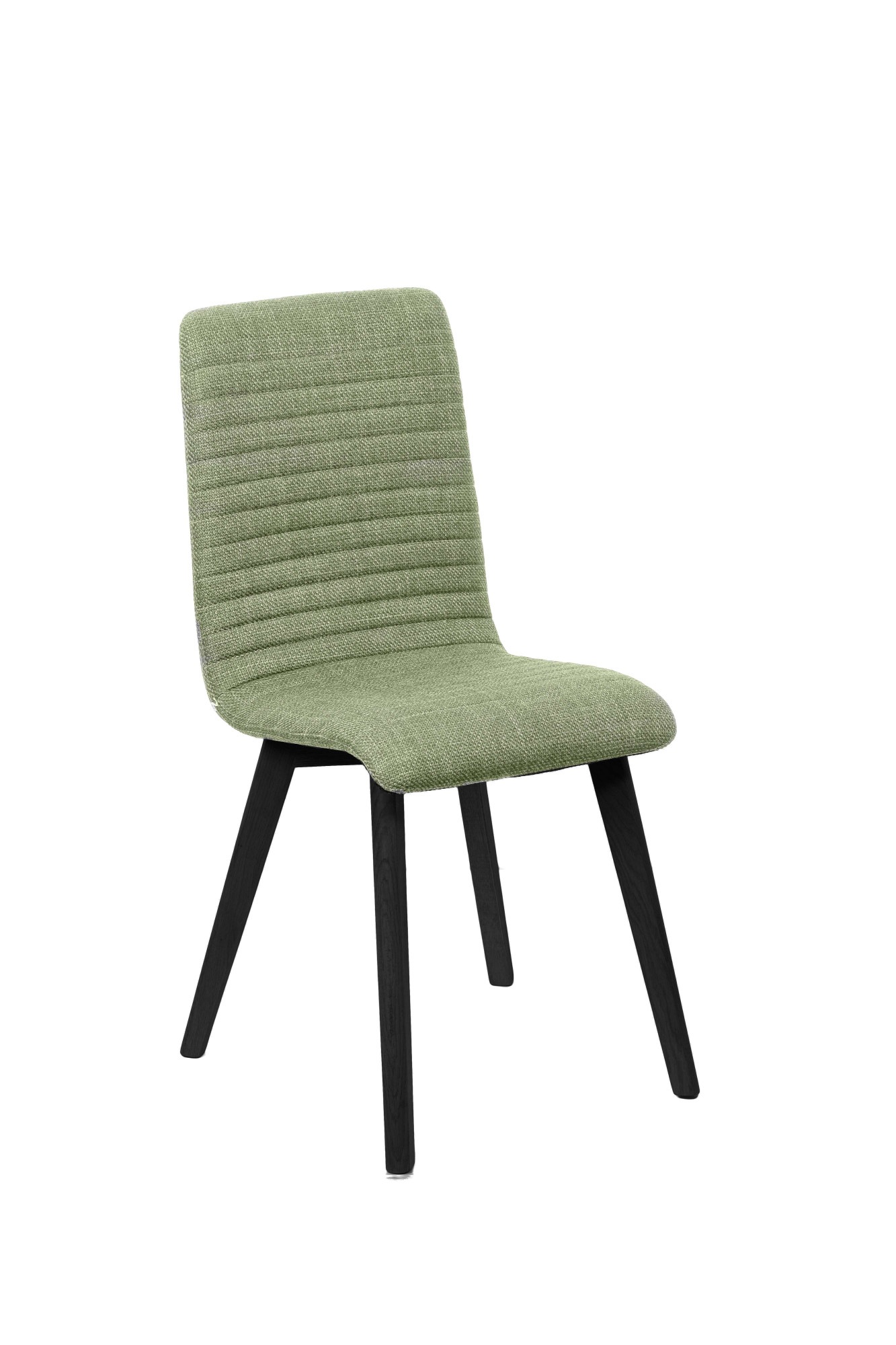 Home affaire 4-Fußstuhl »Arosa Esszimmerstuhl, Polsterstuhl, Küchenstuhl, Speisestuhl, Essstuhl«, (Set), 2 St., Chenille, 2er-Set, Beine aus Massivholz Eiche oder Buche, mit gestepptem Stoff