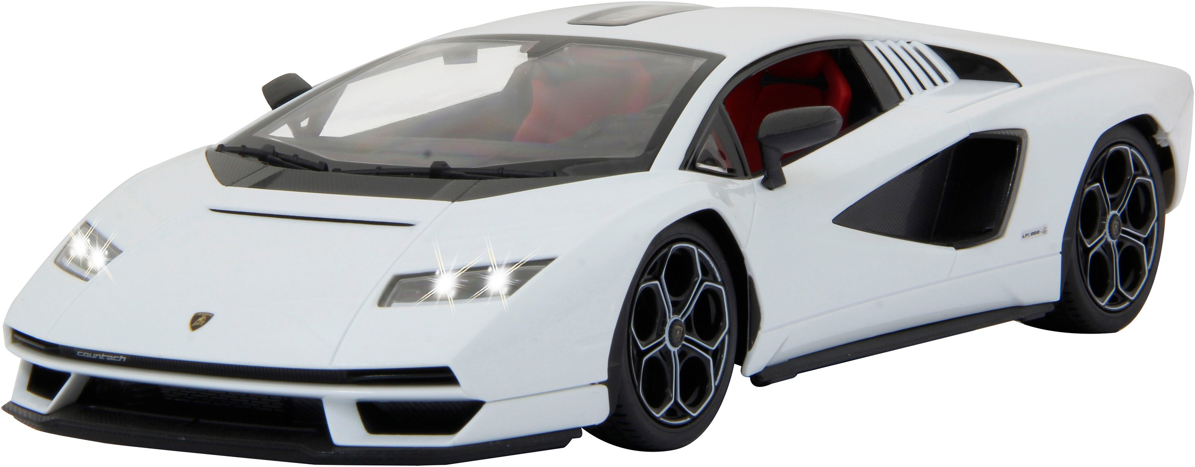 Jamara RC-Auto »Lamborghini Countach LPI 800- 4 weiß 2,4GHz«, mit LED Beleuchtung