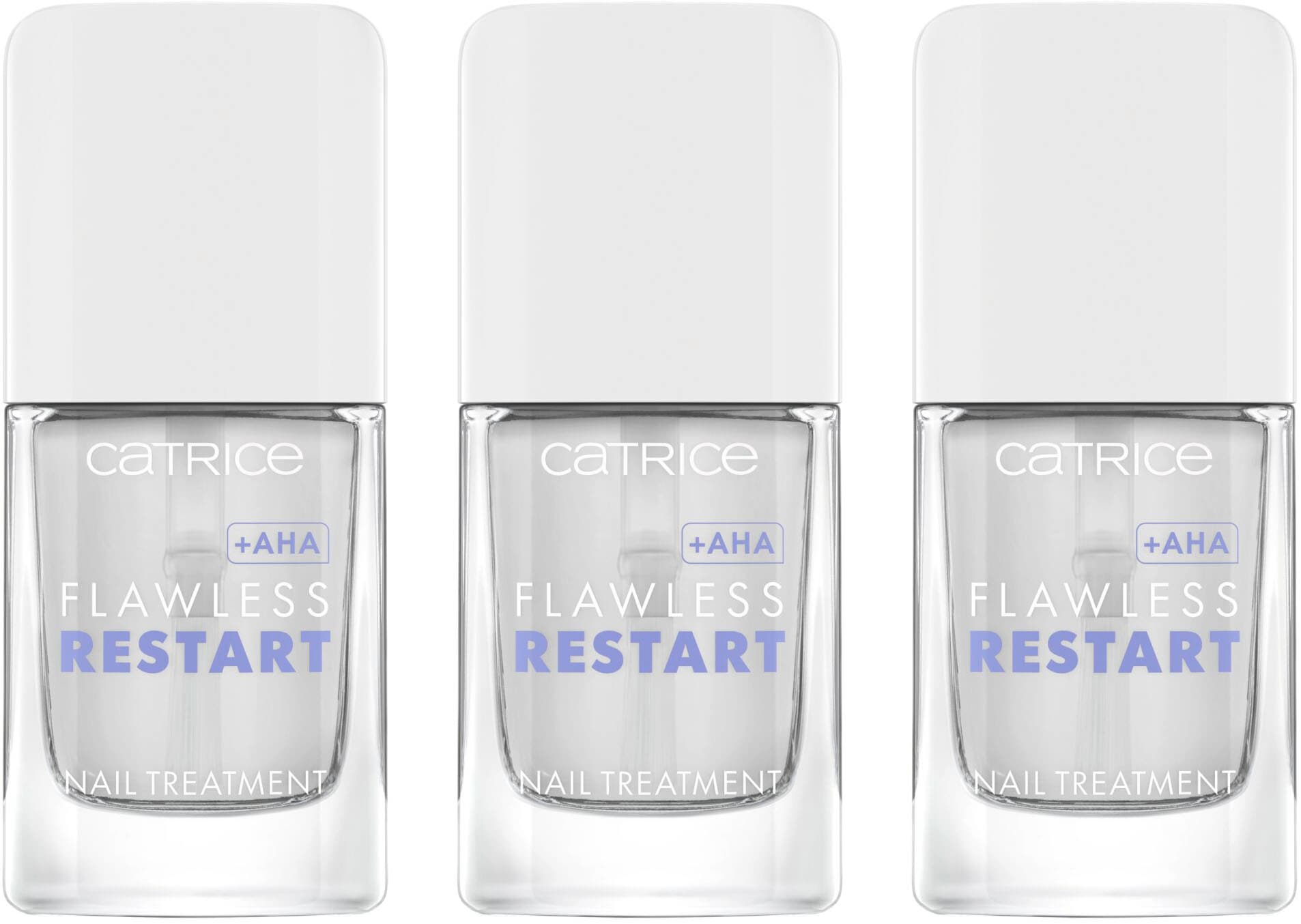 Catrice Nagelpflegebalsam »Flawless Restart Nail Treatment«, (Set, 3 tlg.), mit AHA-Fruchtsäuren