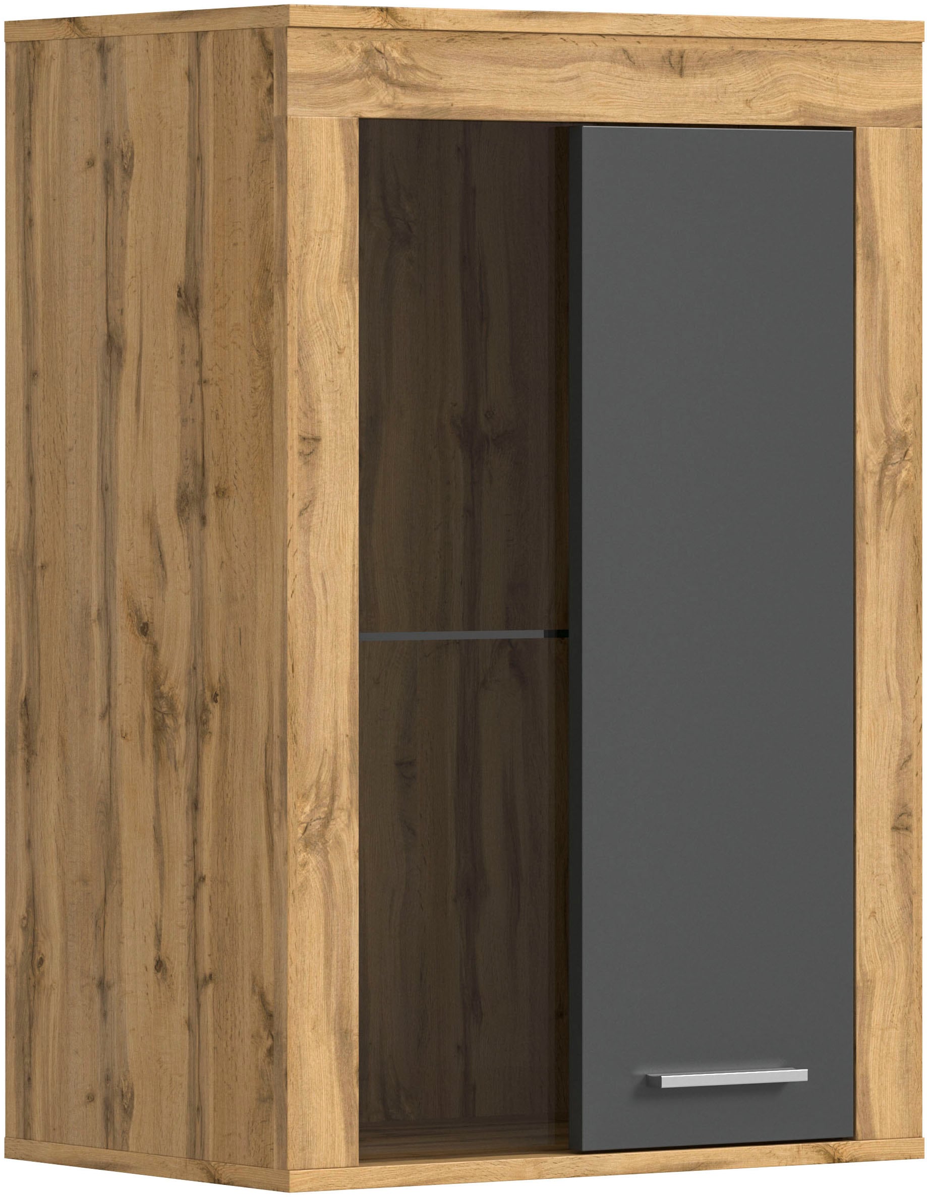 INOSIGN Vitrine »Aosta, Breite 60 cm, stehend oder hängend, in verschiedenen Farben«, Türanschlag wechselbar, 1 Glaseinlegeboden, Hängeeitrine, Standvitrine