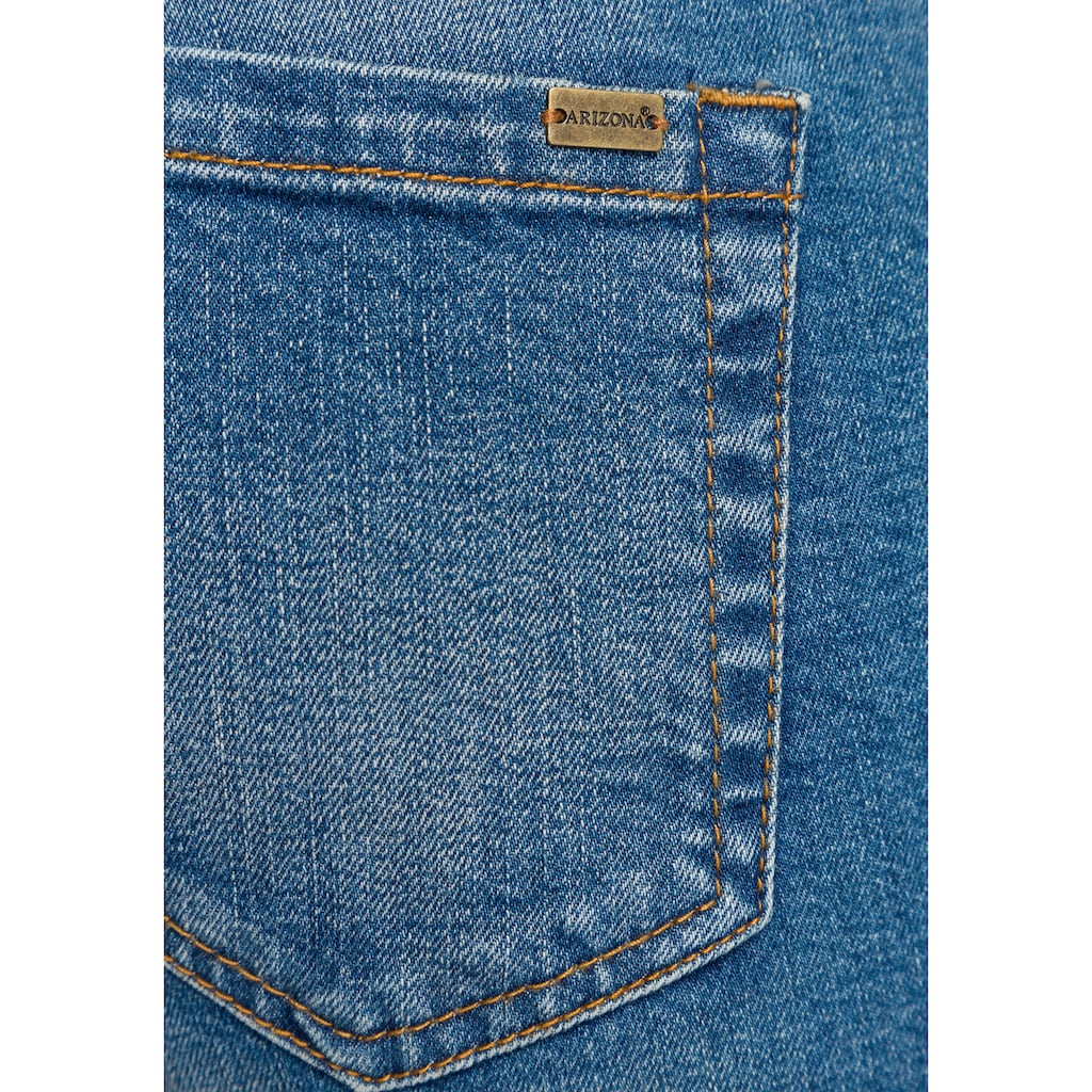 Arizona Bootcut-Jeans »Bund mit seitlichem Gummizugeinsatz«