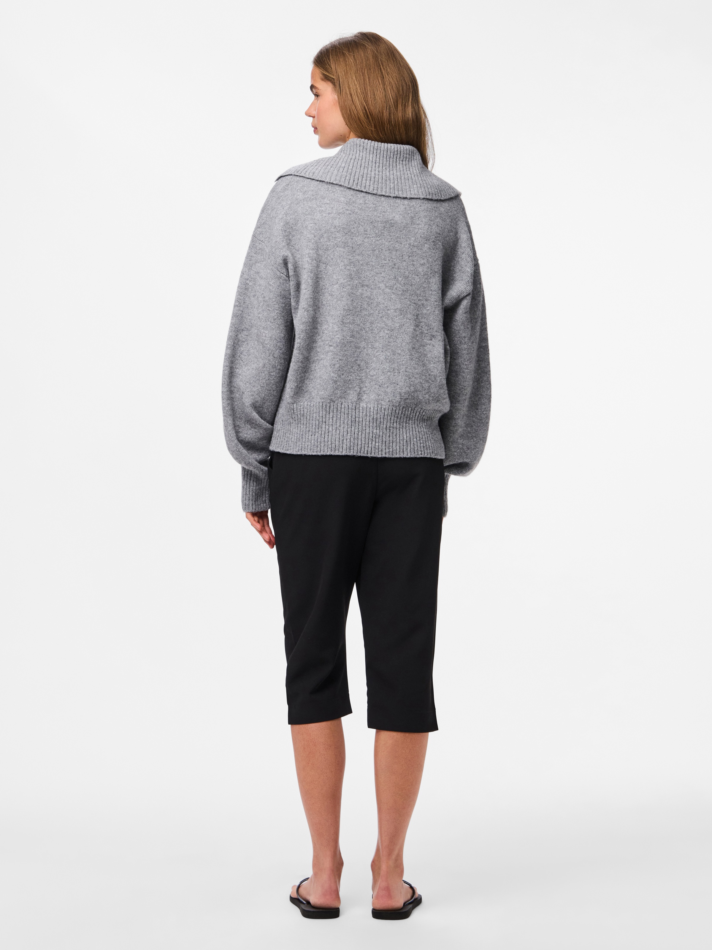 pieces Strickjacke »PCMALOU LS ZIP KNIT CARDIGAN NOOS BC«