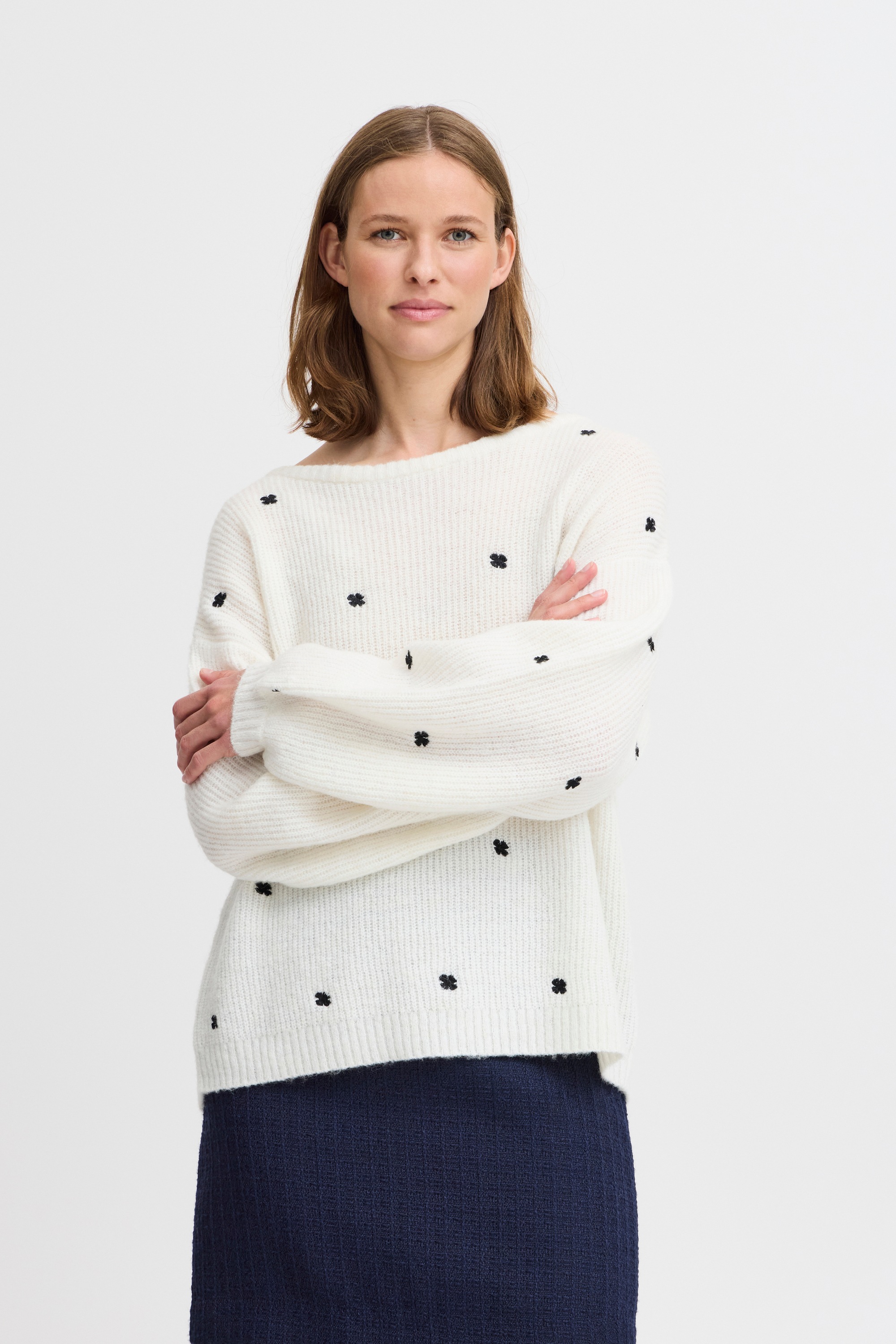 b.young Strickpullover »Strickpullover BYOTIKI«
