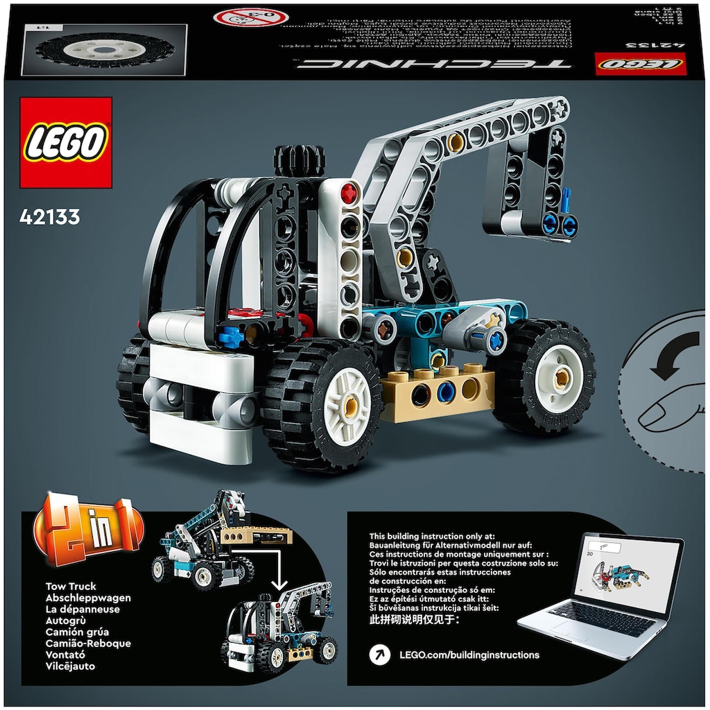 LEGO® Konstruktionsspielsteine »Teleskoplader (42133), LEGO® Technic«, (143 St.)