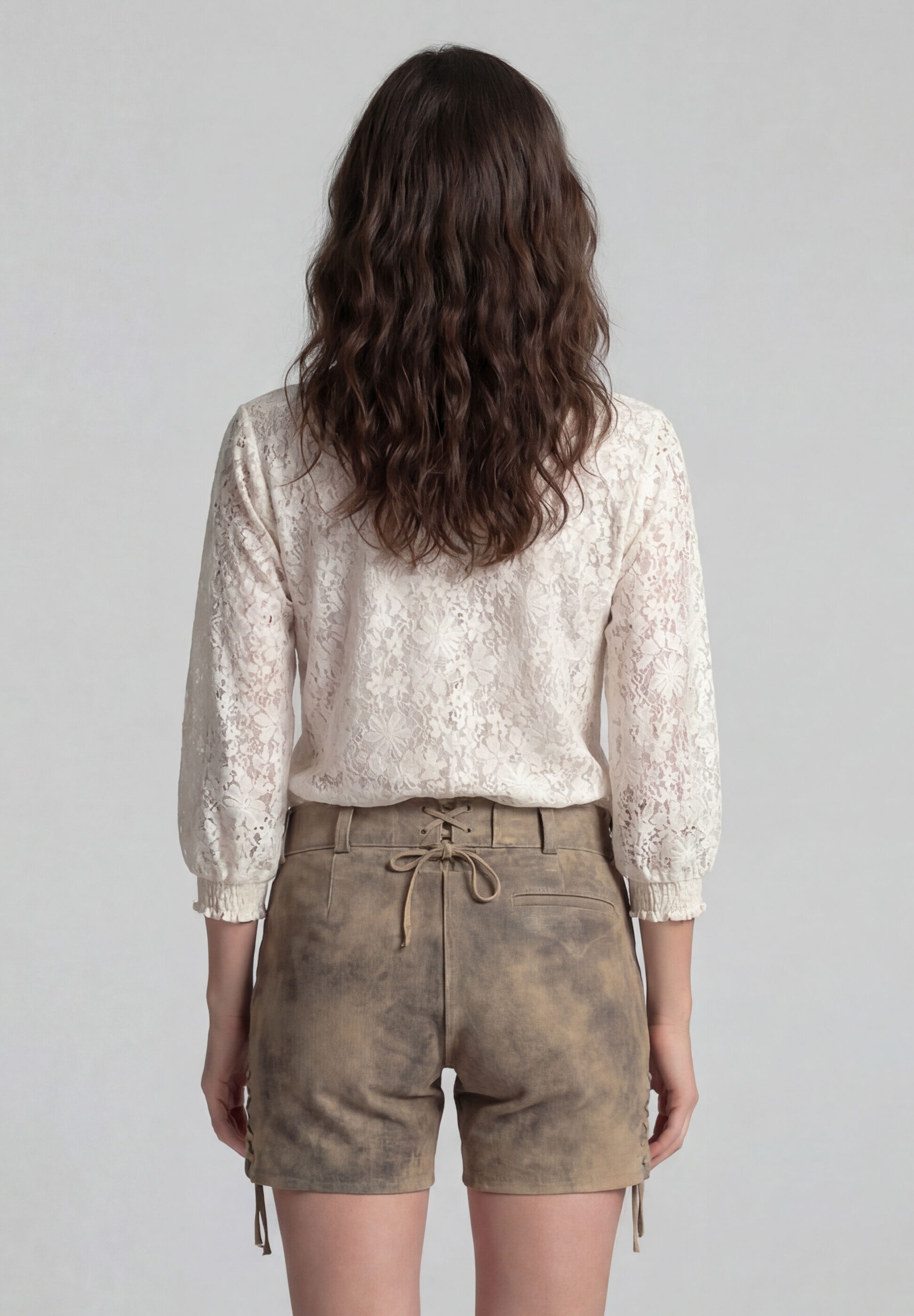 Spieth & Wensky Klassische Bluse »Spieth & Wensky Bluse Kolumba« mit elegantem Spitzendesign