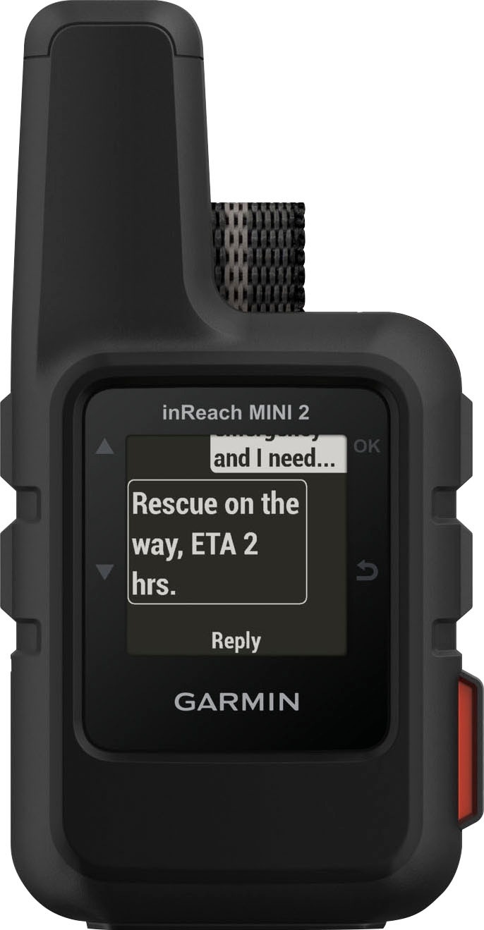 Garmin Outdoor-Navigationsgerät »Garmin inReach Mini 2 Black GPS EMEA«, TracBack-Routing-Funktion, Punkt-zu-Punkt-Navigation