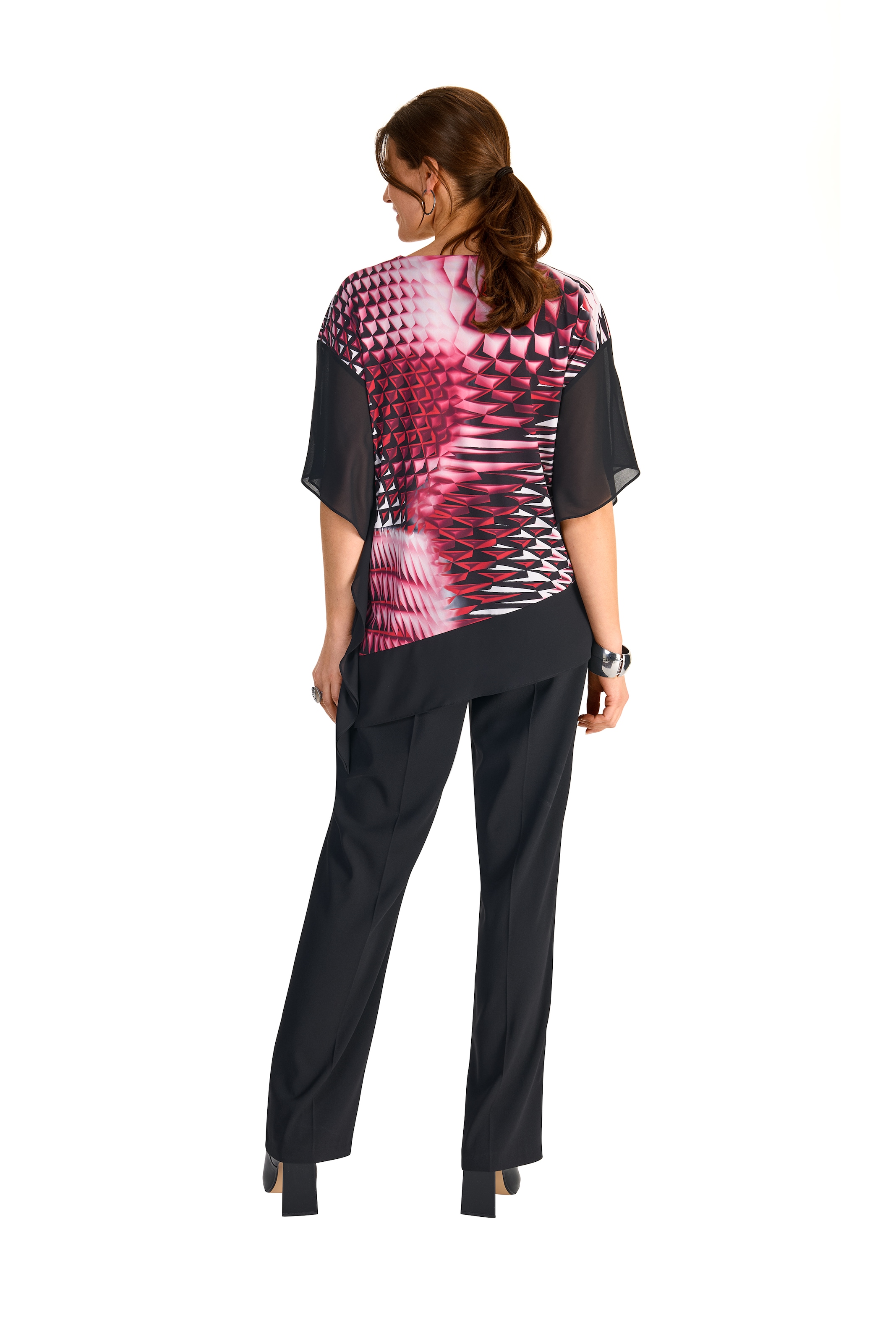 HERMANN LANGE Collection Fledermausshirt, mit grafischem Muster