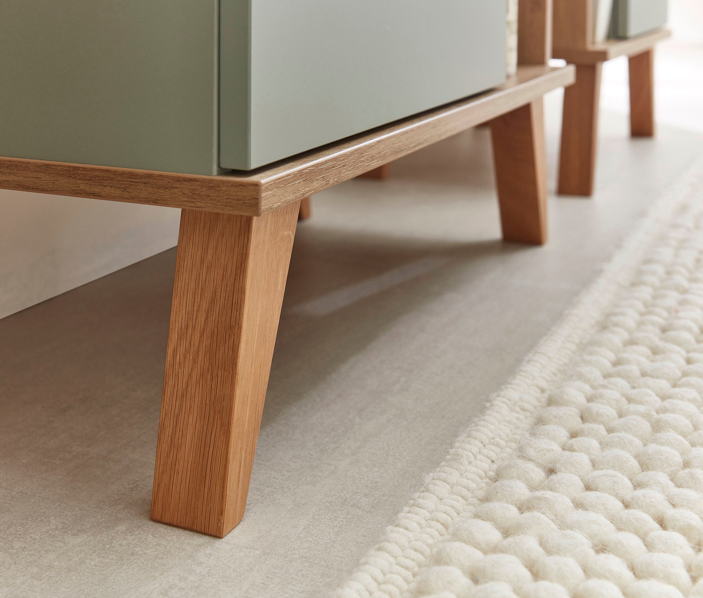 Saphir Unterschrank »Quickset Badschrank mit 1 Schublade, 1 Tür, seitlichen Ablagen«, Badezimmer-Unterschrank inkl. Türdämpfer, 50,5 cm breit