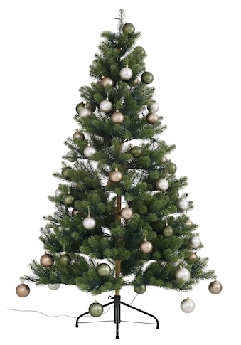 Creativ deco Künstlicher Weihnachtsbaum »Fertig geschmückt«, mit 60 Kugeln und LED... kaufen
