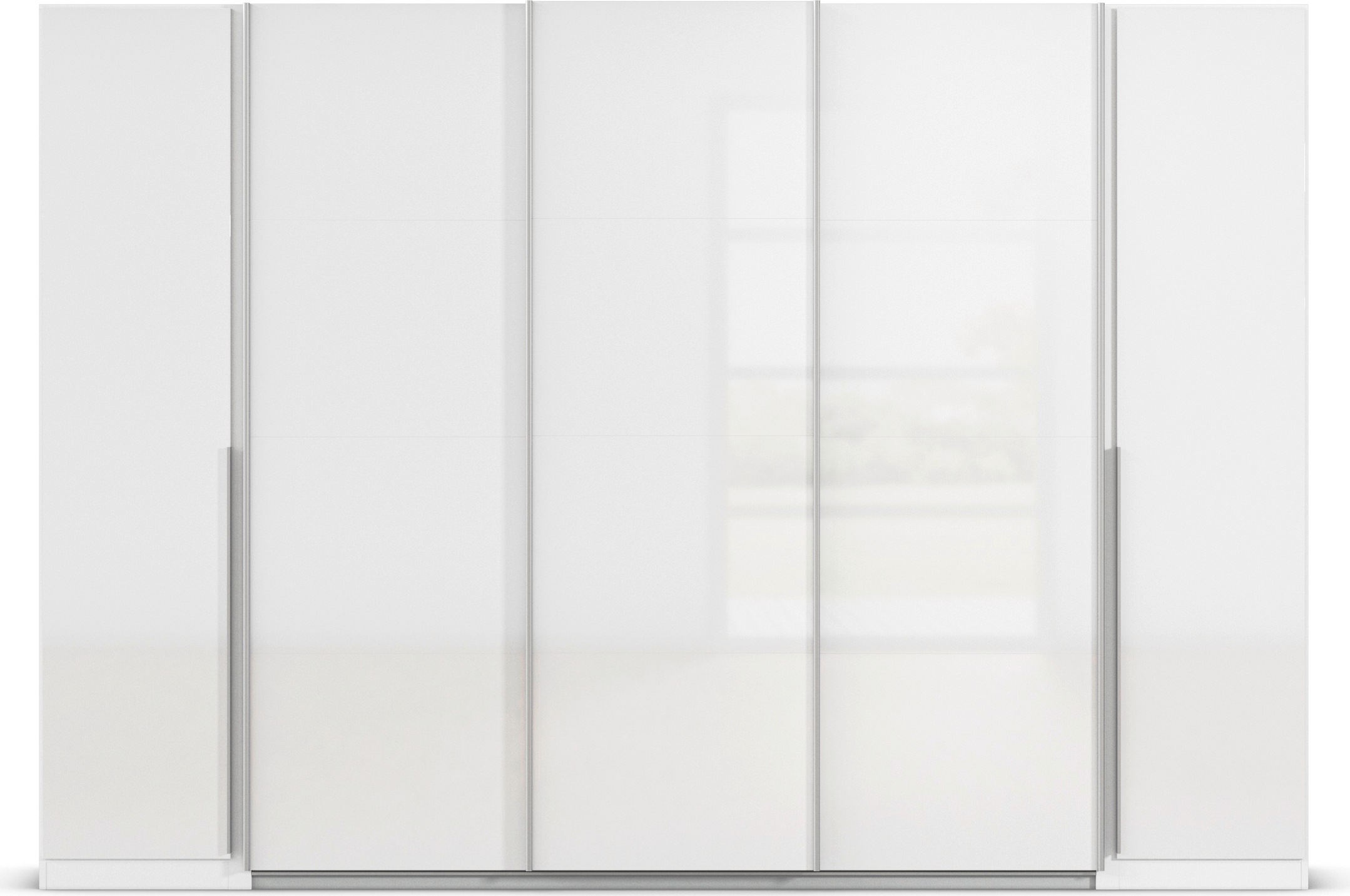 rauch Schwebetürenschrank »Agordo«, (im angesagten Mix aus Dreh- und Schwebetüren), optional mit Spiegel und zwei Griff-Farben MADE IN GERMANY