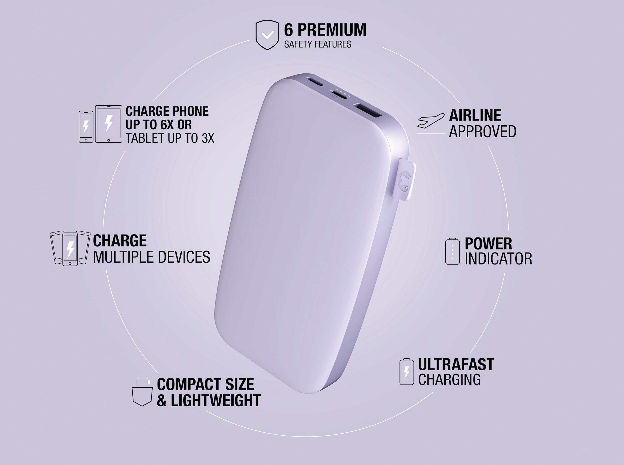 Fresh´n Rebel Powerbank »Power Pack 18000mAh mit USB-C, Ultra Fast Charge & 20W PD«