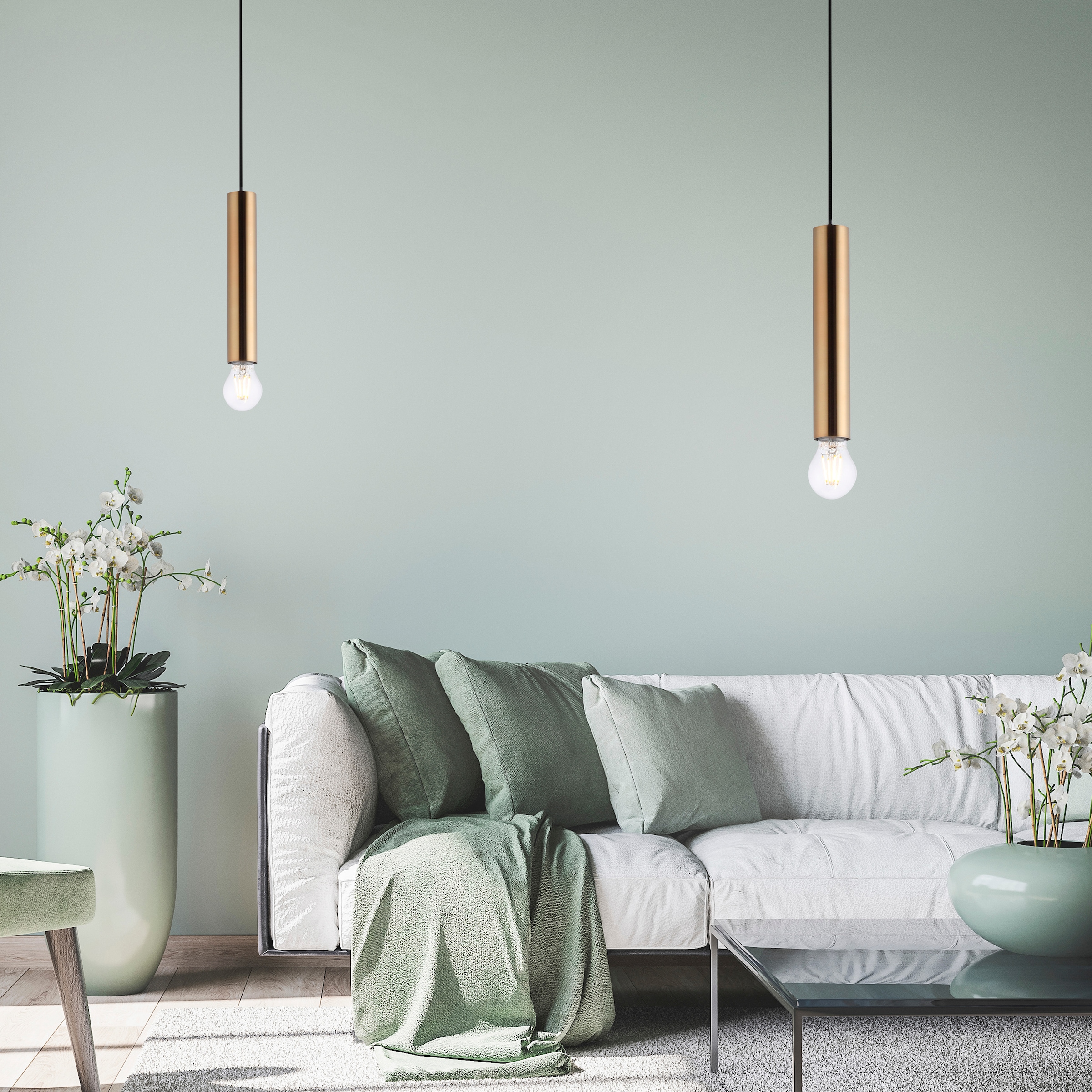 JUST LIGHT Pendelleuchte »BRUNA«, 1 flammig, Leuchtmittel E27 | ohne Leuchtmittel, ExklusiveE27