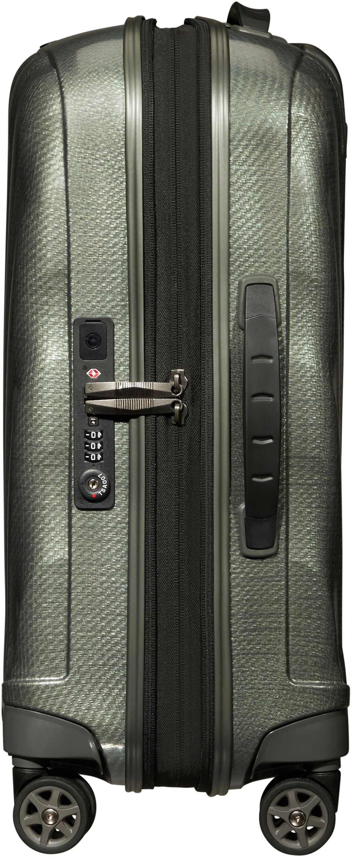 Samsonite Hartschalen-Trolley »C-LITE 55 EXP, verschiedene Farben«, 4 Rollen, Handgepäck-Koffer Volumenerweiterung TSA-Zahlenschloss USB-Schleuse