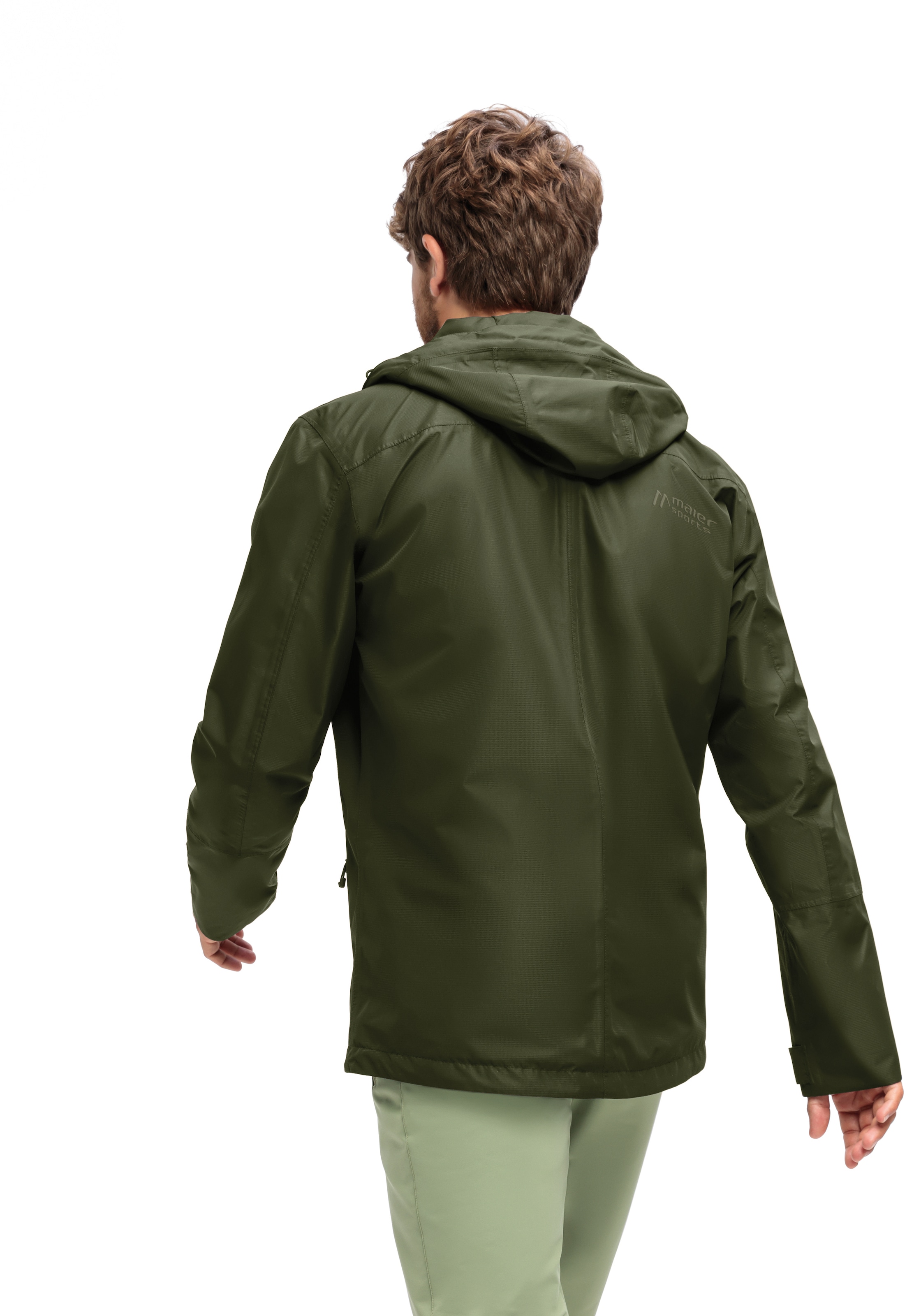 Maier Sports Regenjacke »Abbenstein M« Herren Jacke wasserdicht, moderner Windbreaker, Outdoorjacke, Reg. Fit