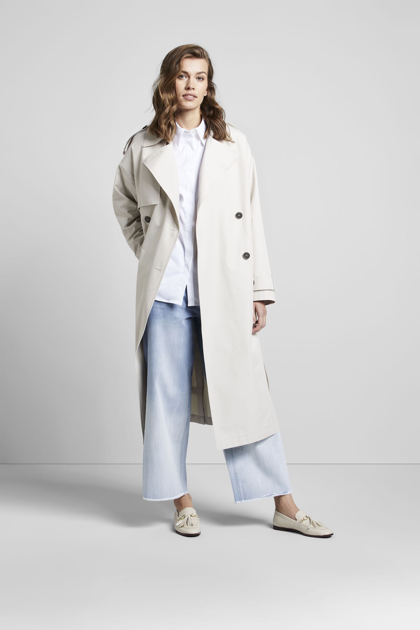 bugatti Trenchcoat, mit wasserabweisender Funktion