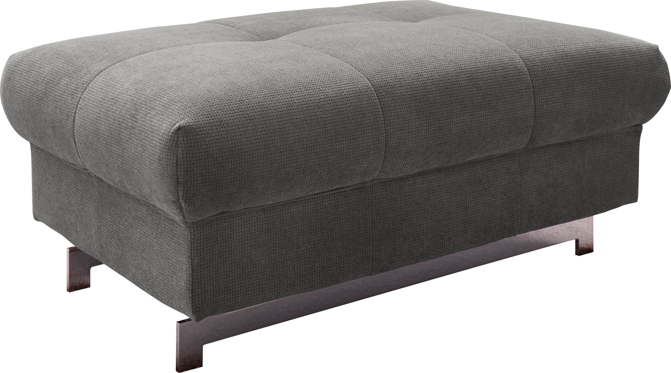 COTTA Polstergarnitur »Chef L-Form«, (Set, 2 tlg.), Set bestehend aus: Ecksofa mit Kopfteilverstellung & Hocker