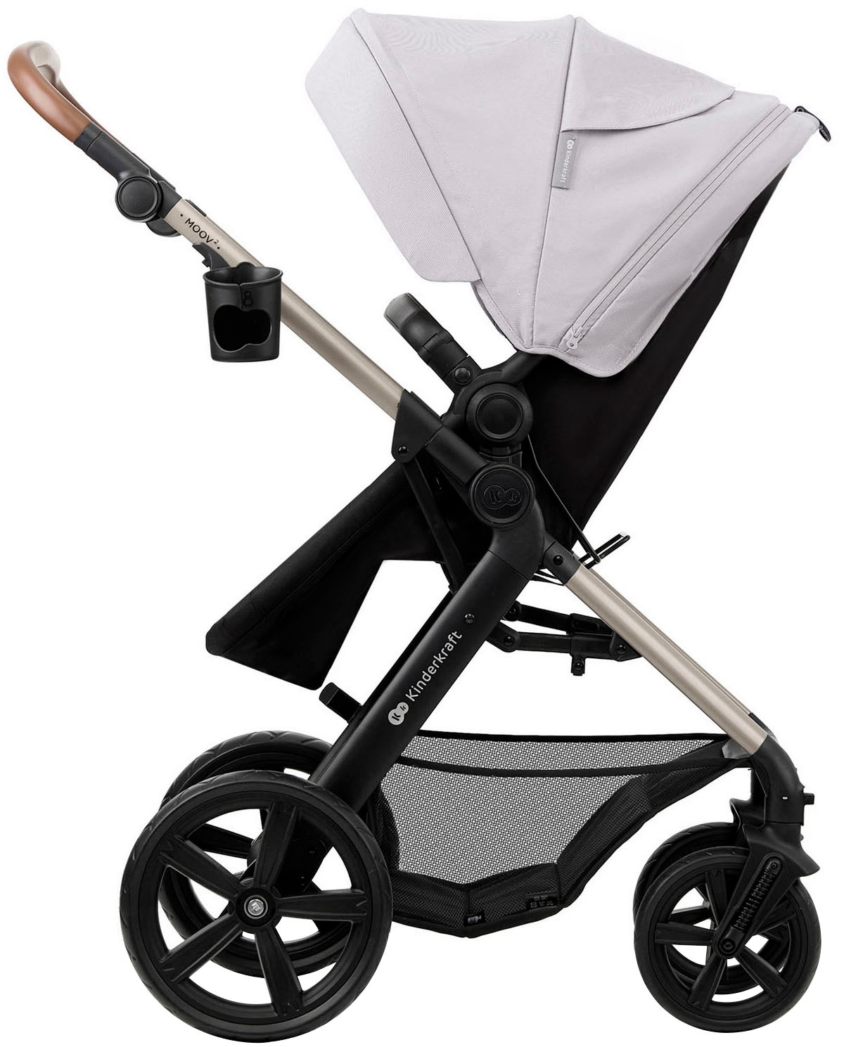 Kinderkraft Kombi-Kinderwagen »MOOV 2 3IN1« 27 kg mit EVA-Rädern