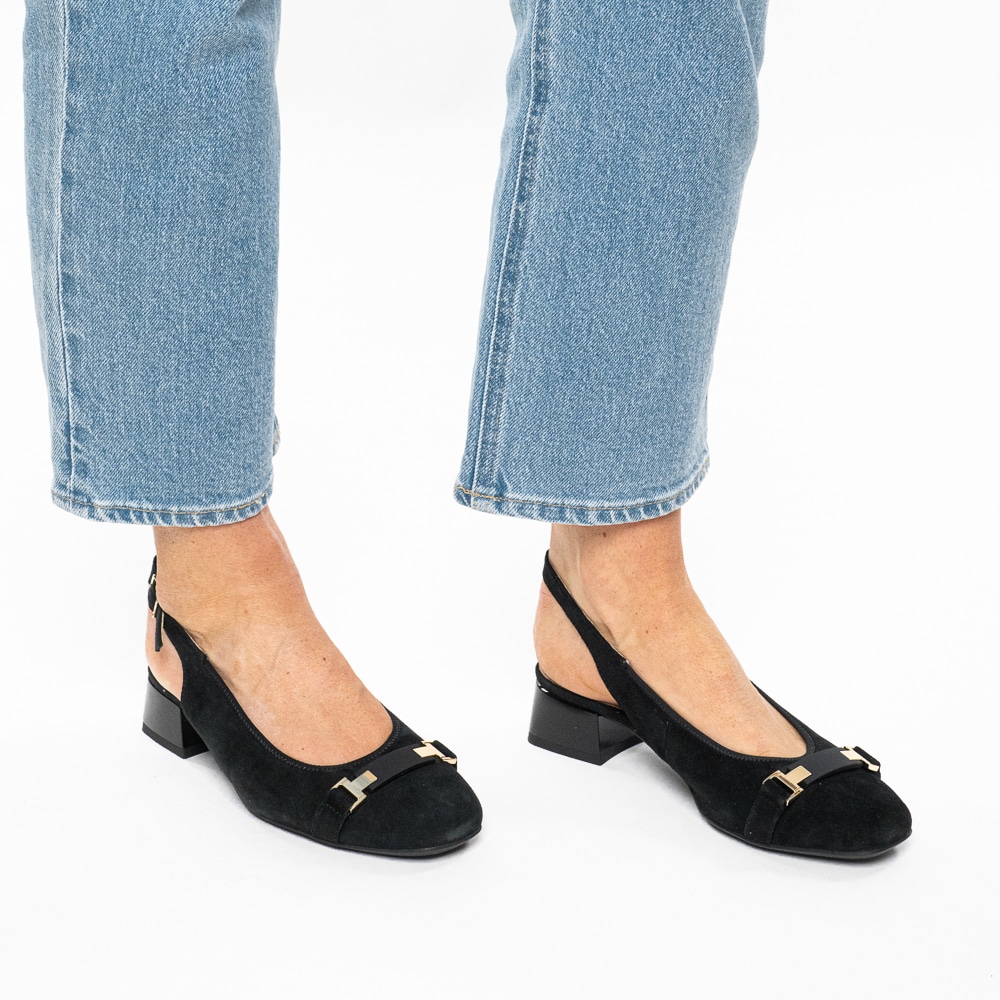Ara Slingpumps »GRAZ«  , Blockabsatz, Businessschuh, mit verstellbarer Schnalle, H-Weite