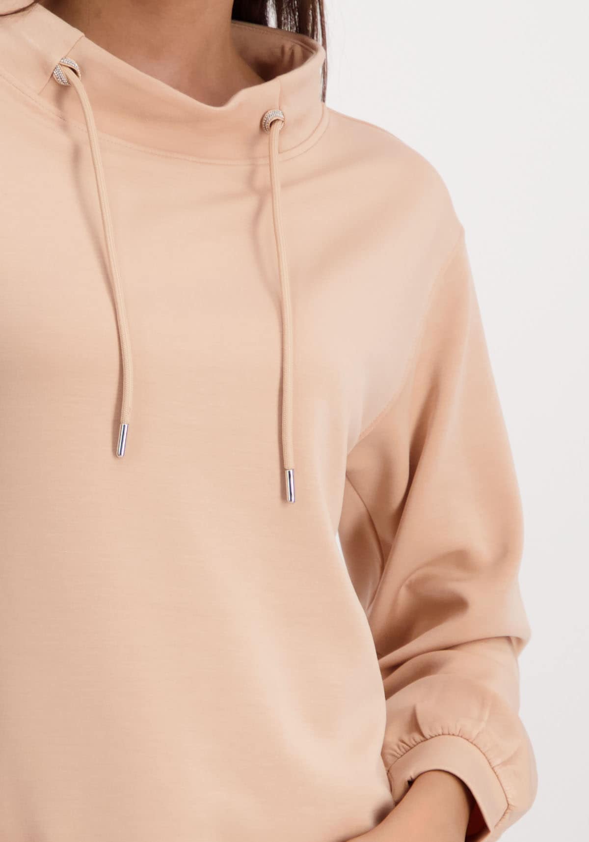 Monari Sweatshirt, Leicht überschnittener Langarm, Ärmelbündchen mit Kräuselung