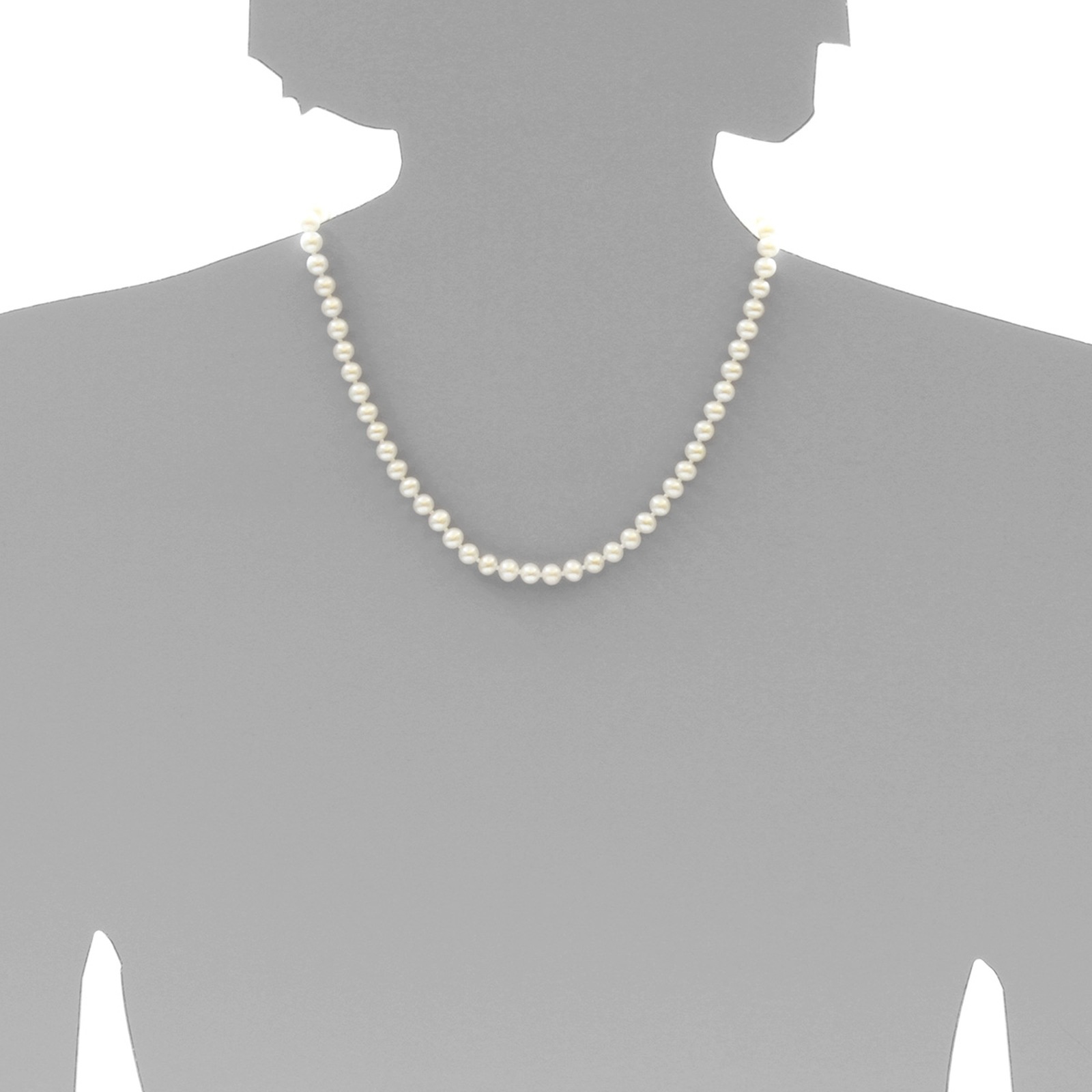 OSTSEE-SCHMUCK Perlenkette »- Ingrid 6 - Gold 585/000 - Zuchtperle«