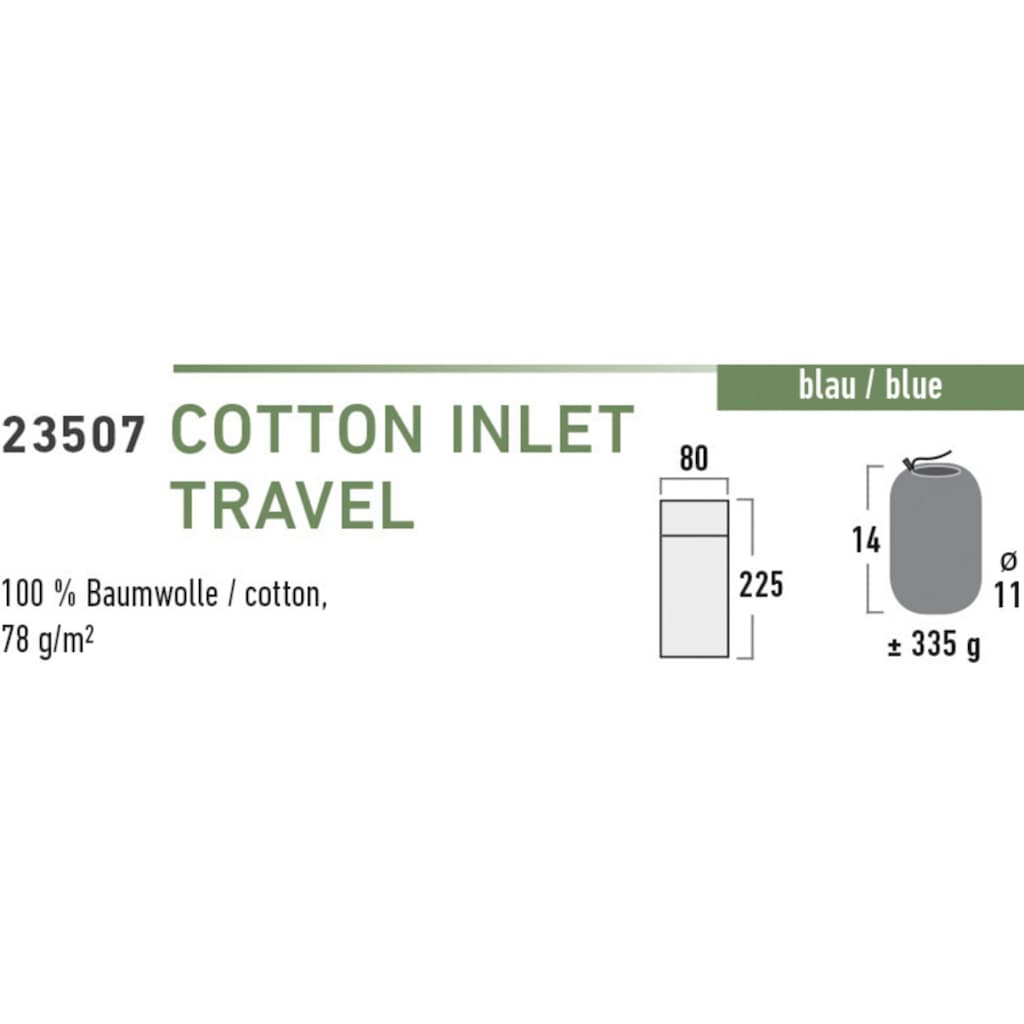 High Peak Innenschlafsack »Cotton Inlet Travel«