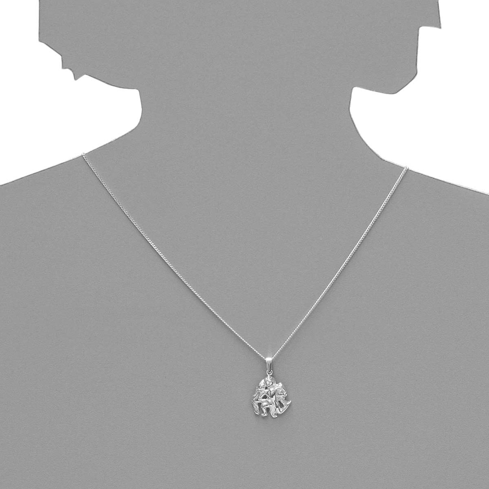 OSTSEE-SCHMUCK Kette mit Anhänger »- Tierkreiszeichen Wassermann - Silber 925/000 - ,«