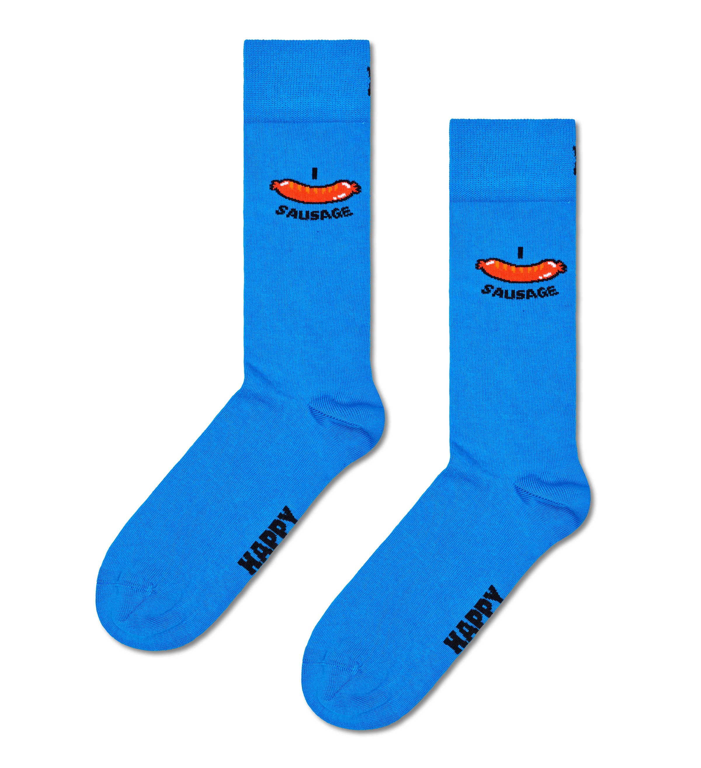 Happy Socks Langsocken, (4er Pack), mit lustigen Frühstücksmotiven