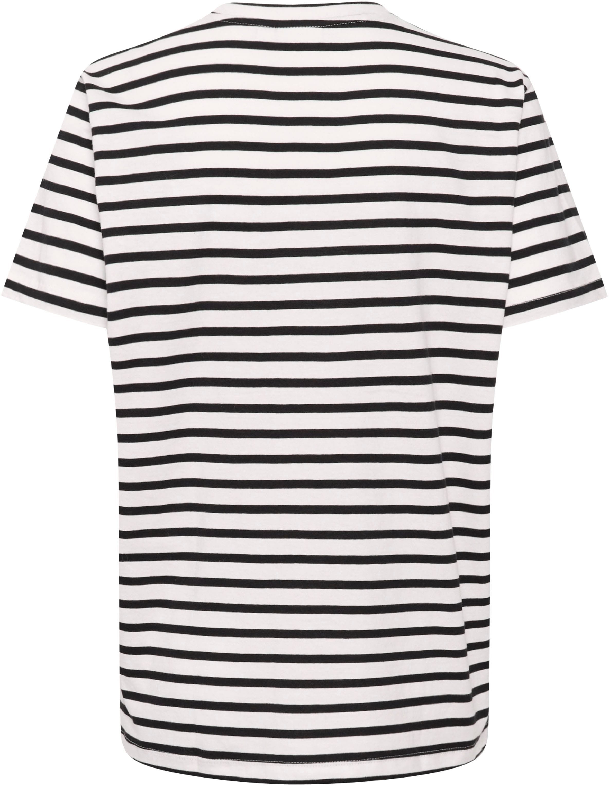 Saint Tropez T-Shirt »GanikaSZ T-Shirt«, mit kleiner Stickerei