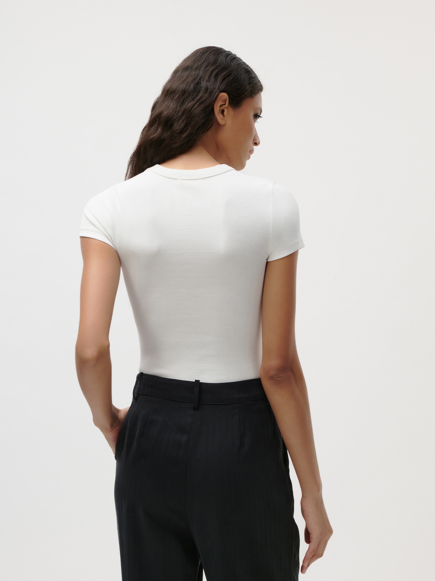 LeGer T-Shirt »Ria, LeGer by Lena Gercke« schlicht, slim fit