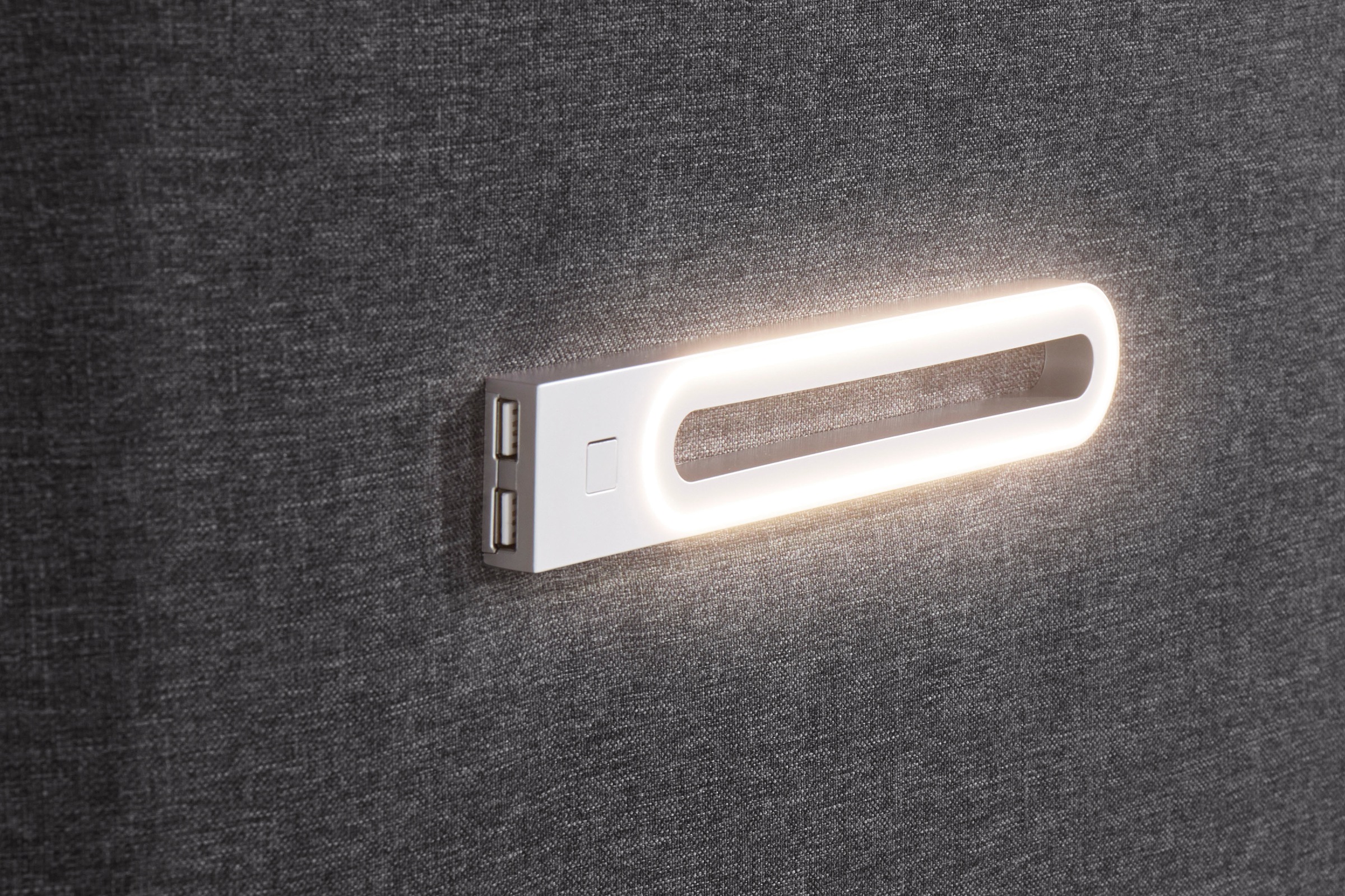 Home affaire Boxbett »Luan« Schubkästen, LED-Beleuchtung und Topper, in Breite 120 cm und 180 cm