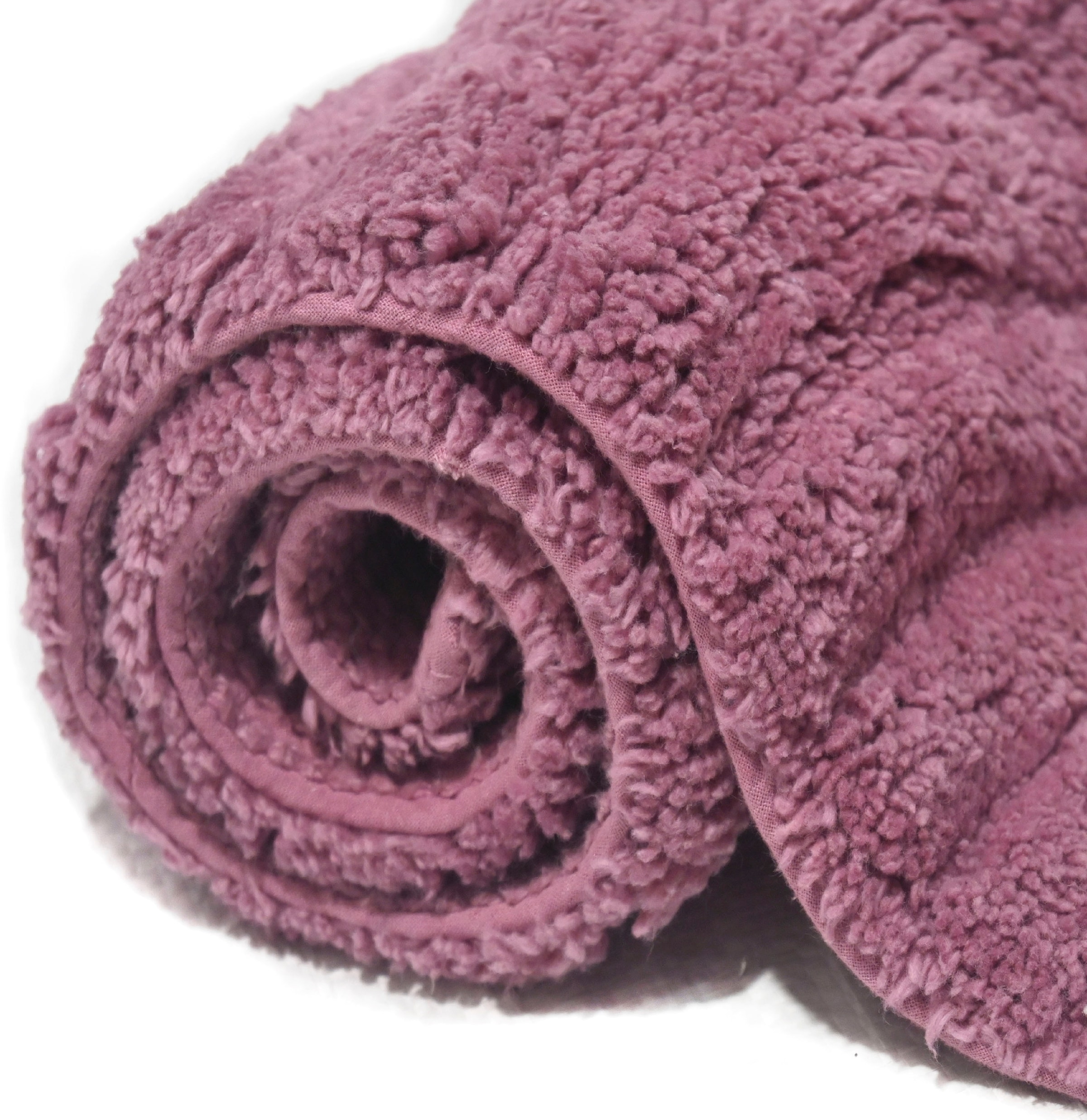 my home Badematte »Juna, Badvorleger, Badezimmer Teppich, Zen, Scandi, Boho«, rutschhemmend beschichtet, fußbodenheizungsgeeignet, Baumwolle, Hoch-Tief-Effekt, weich
