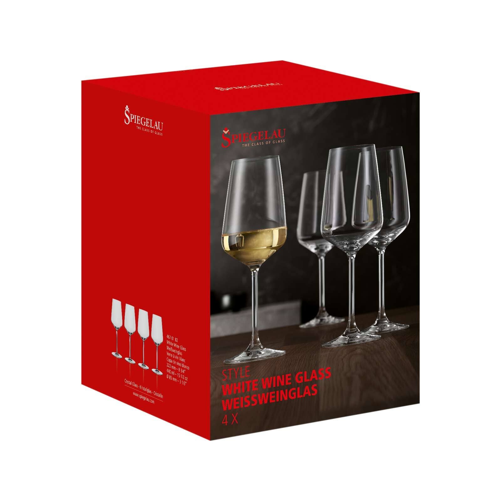 SPIEGELAU Weißweinglas »Weißweingläser Style 440 ml 4er Set transparent«