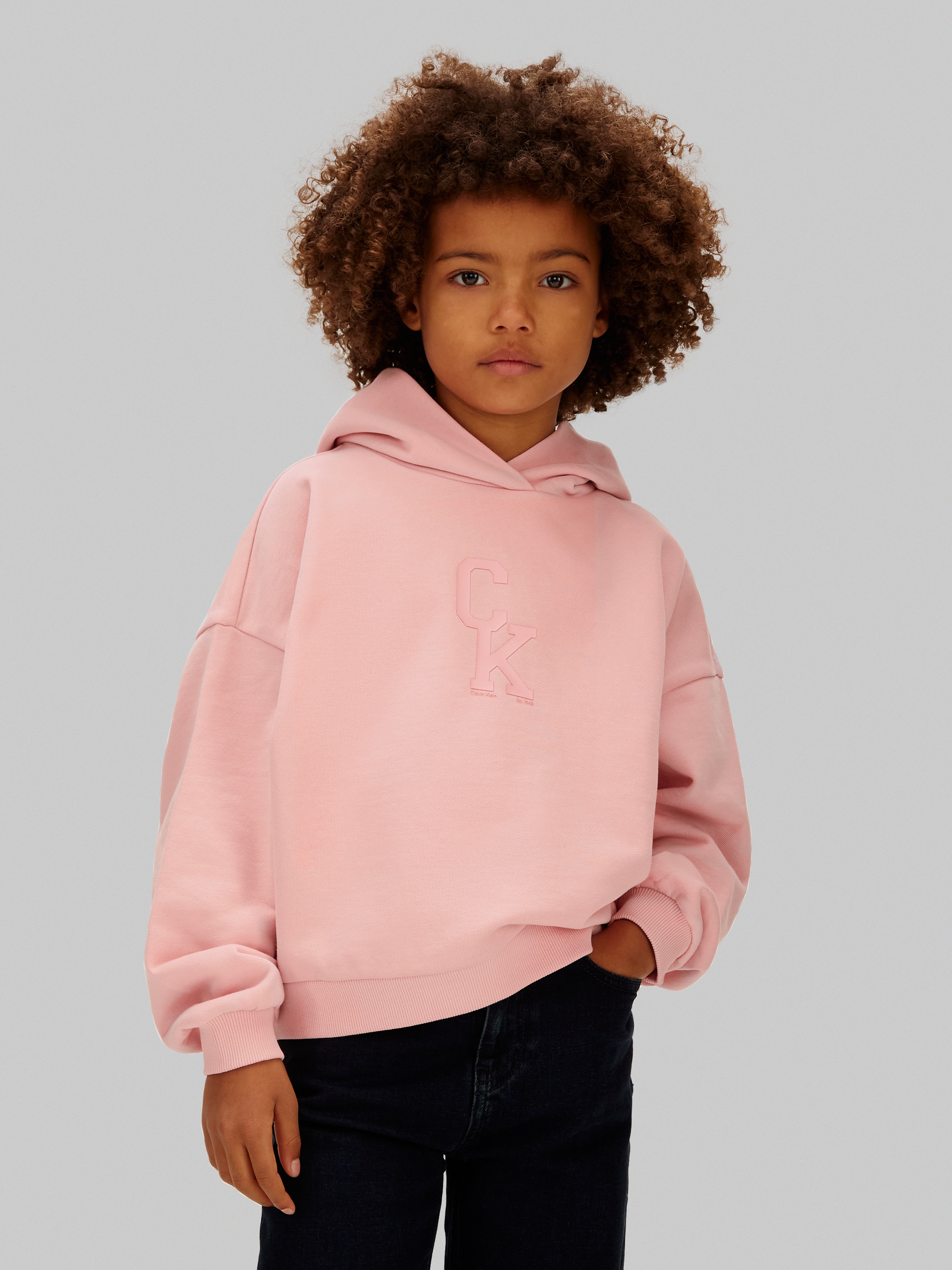 Calvin Klein Jeans Kapuzensweatshirt »HOODED SWEATSHIRT«, Regular fit für Kinder mit Kapuze
