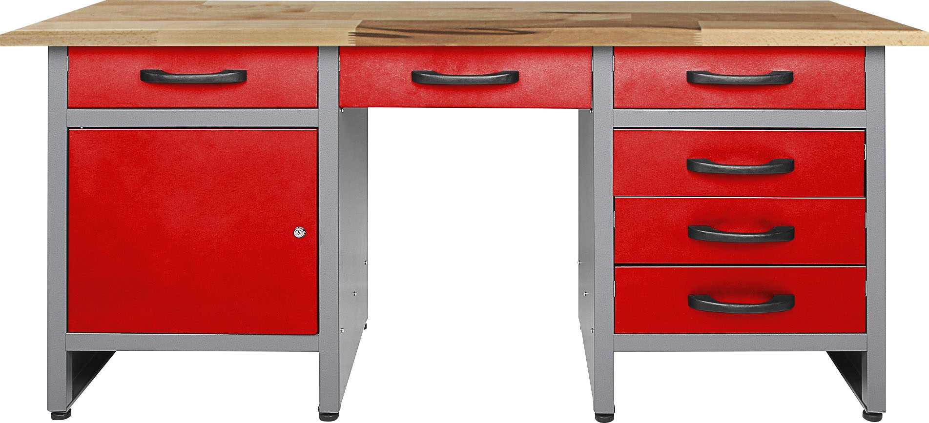 Werkbank »Harry«, (Set), ca. 160 cm, höhenverstellbar