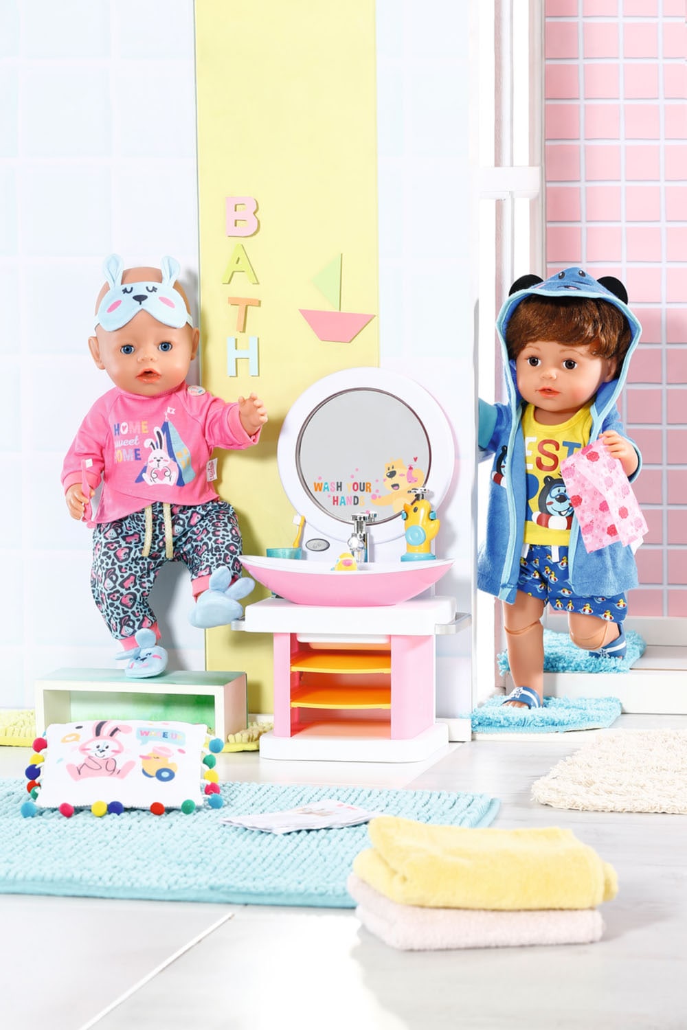 Baby Born Puppenwaschtisch »Bath«, mit Licht- und Soundeffekten