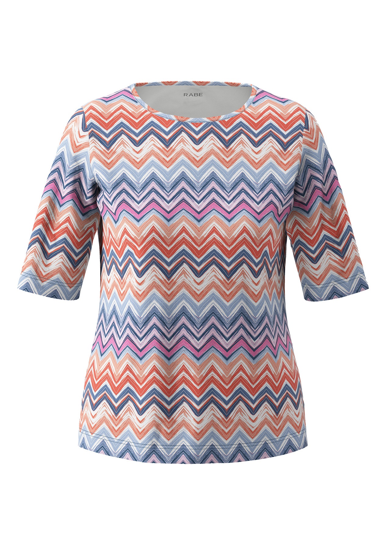 Rabe T-Shirt, mit All-Over Print